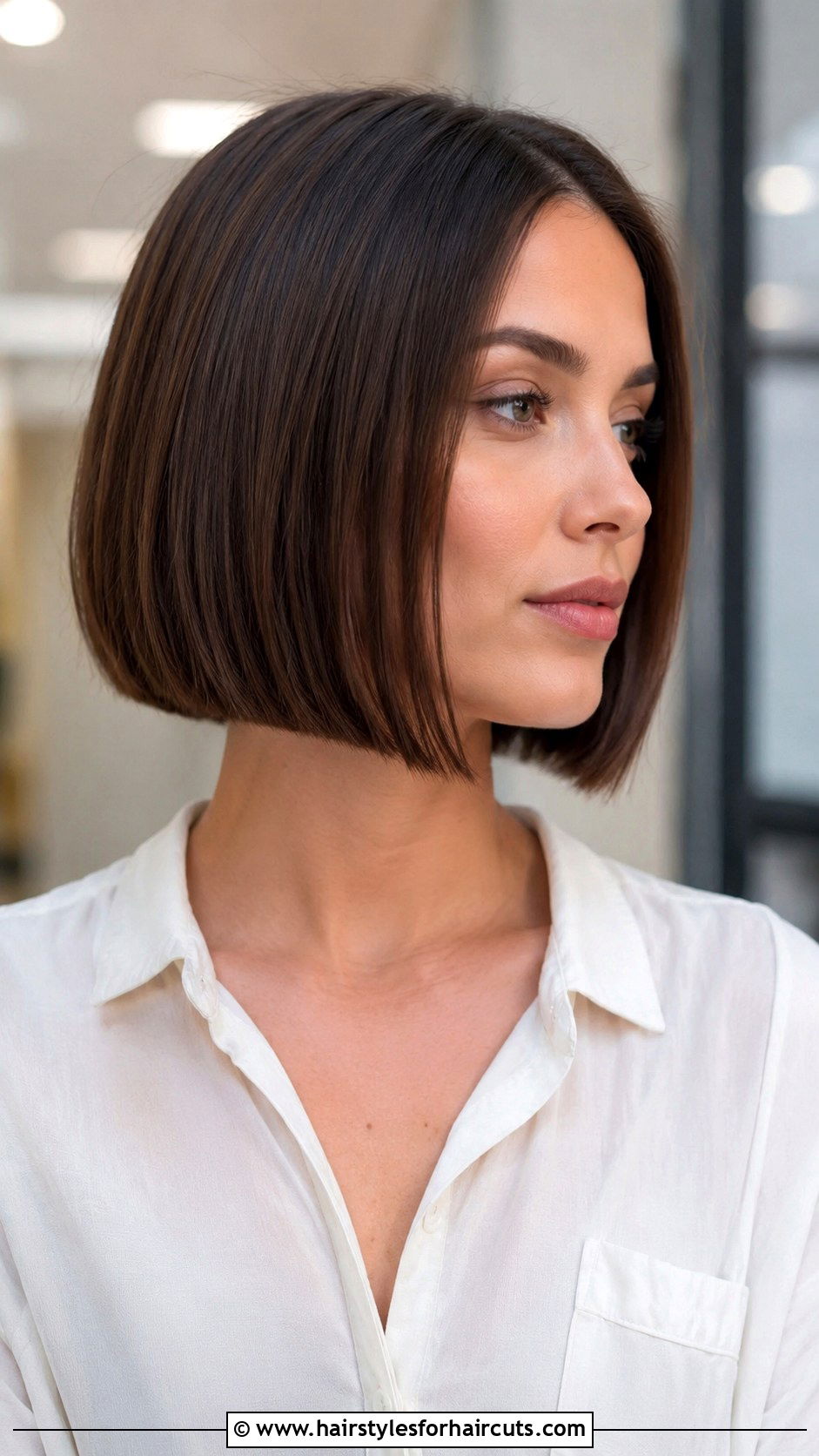 Chin Length Bob - 25 haircuts for heart shaped faces - 25 haircuts for heart shaped faces