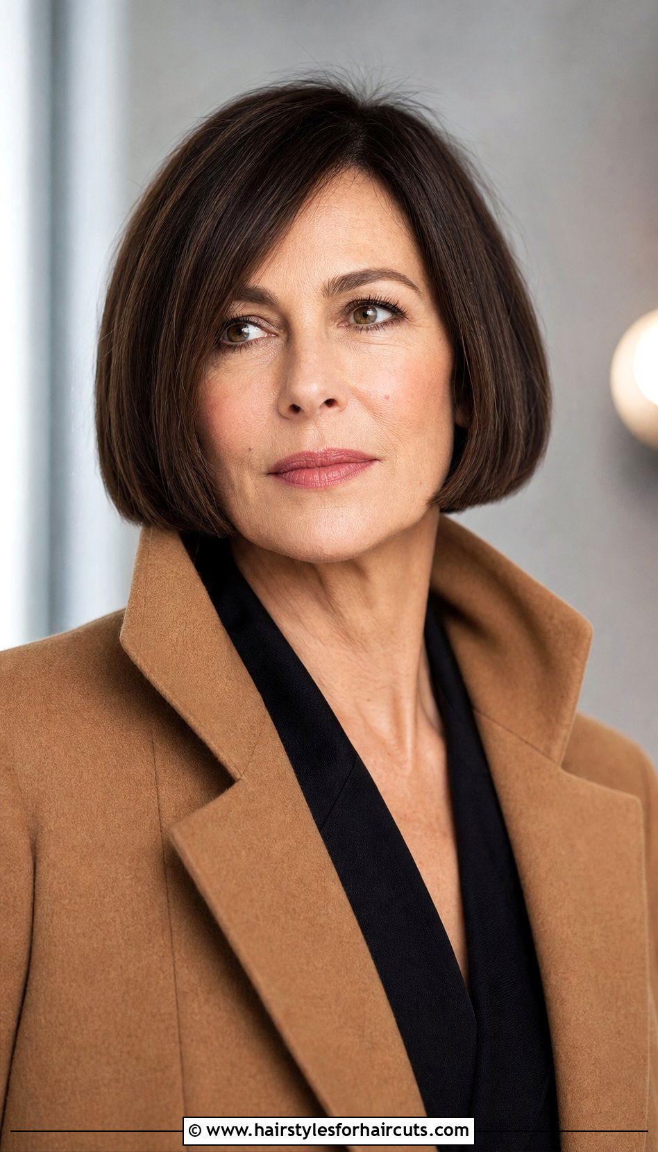 Chin Length Bob - 25 hairstyles for ladies over 50 - 25 hairstyles for ladies over 50