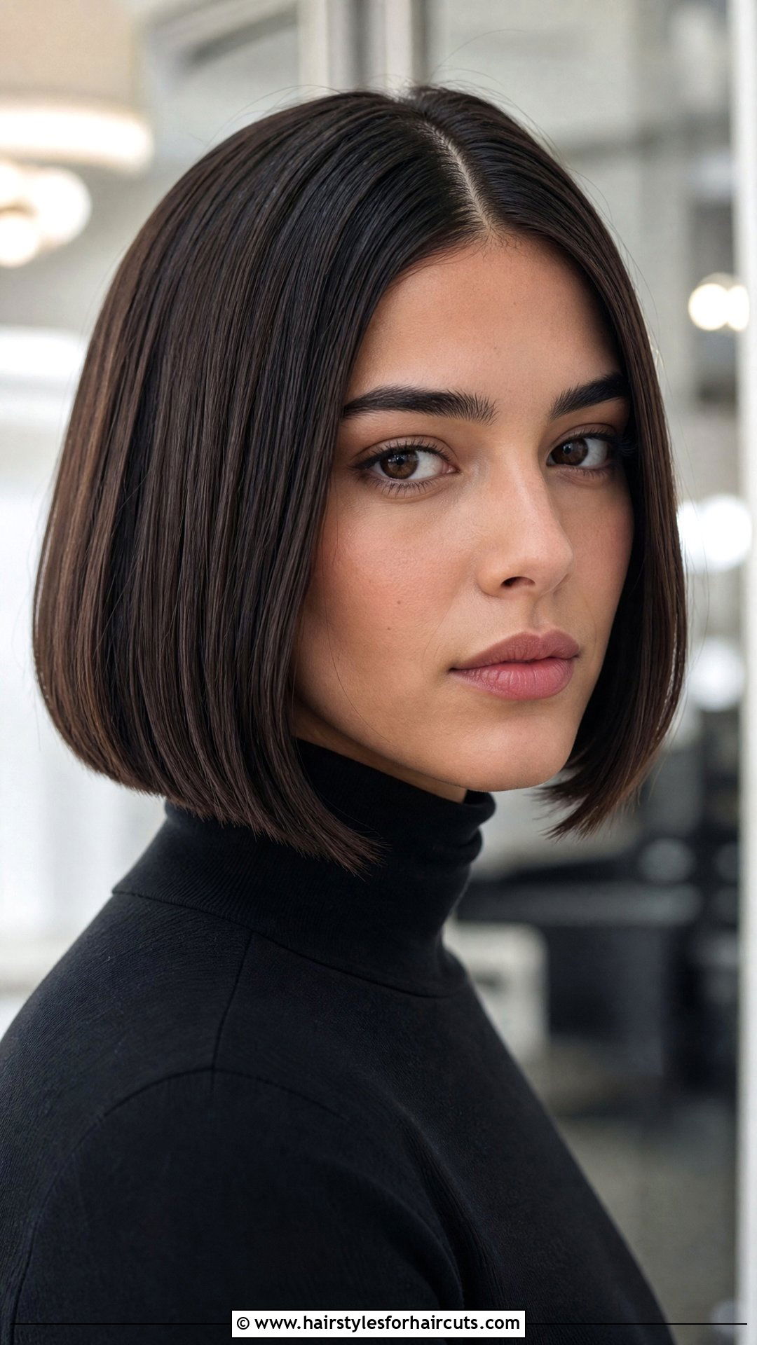 Chin Length Bob Haircut For Dark Hair - 25 haircuts for dark hair - 25 haircuts for dark hair