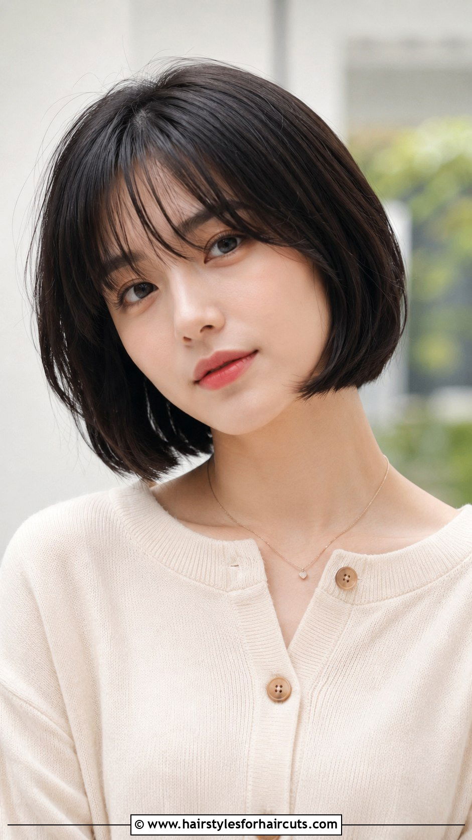 Chin Length Bob With Bangs - 25 hairstyles for women over 60 - 25 hairstyles for women over 60