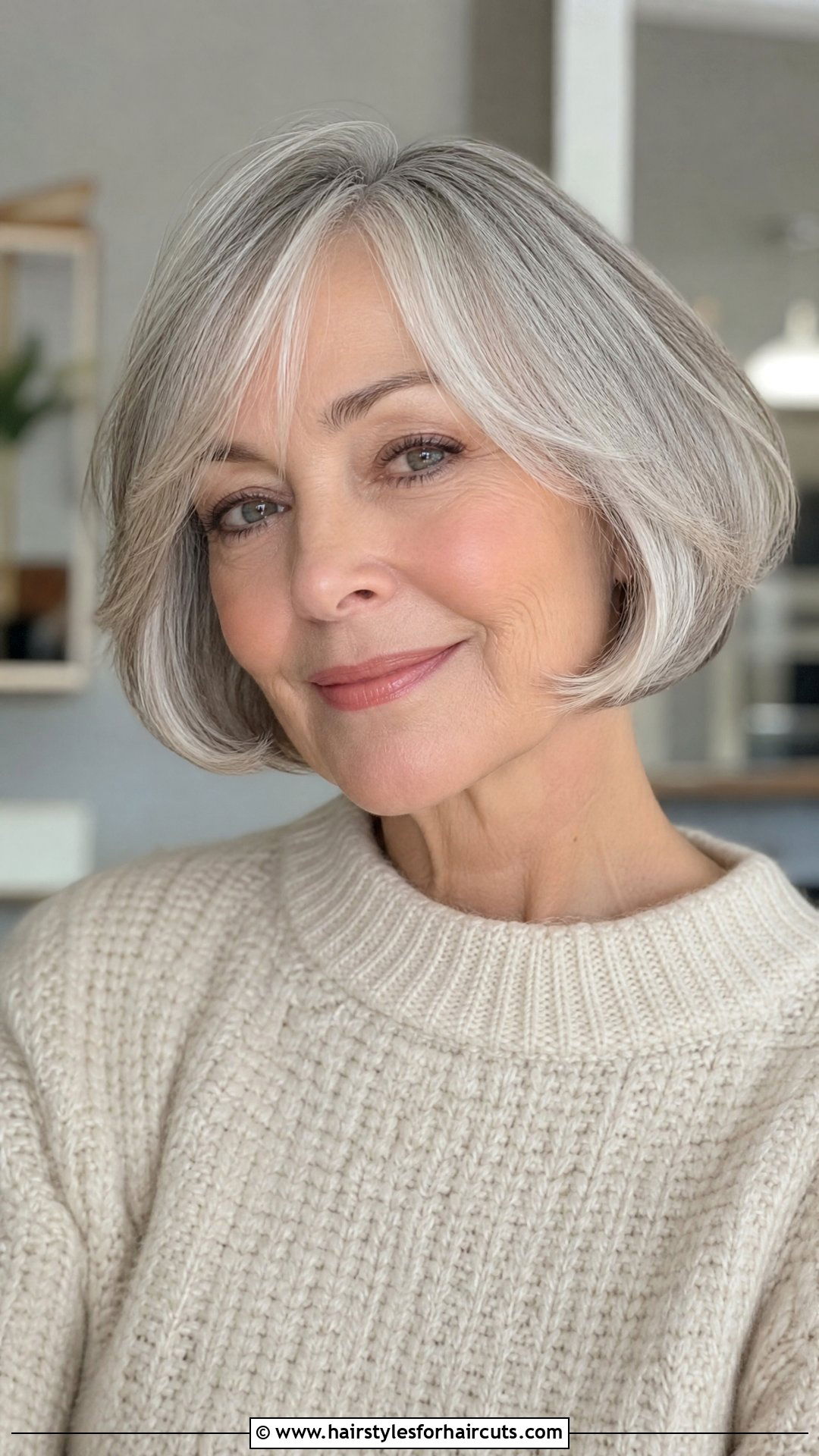 Chin Length Bob With Layers - 25 hairstyles over 60 thin hair - 25 hairstyles over 60 thin hair