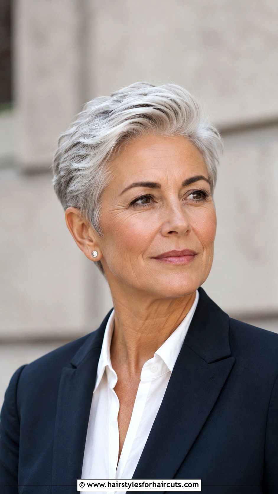 Chin Length Bob With Side Part - 25 hairstyles for over 60s - 25 hairstyles for over 60s