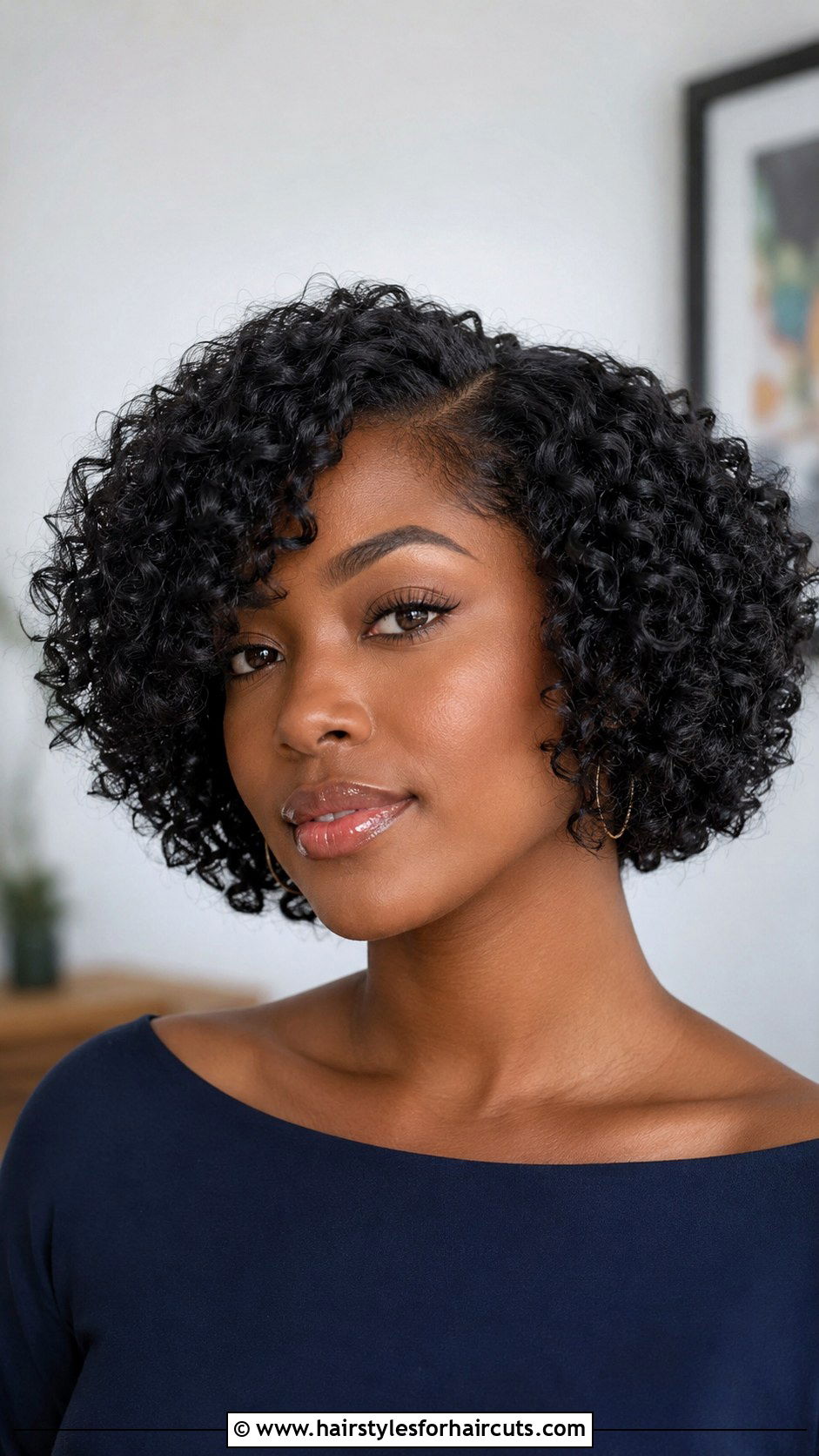 Chin Length Curly Cut - 25 best haircuts for black curly hair - 25 best haircuts for black curly hair