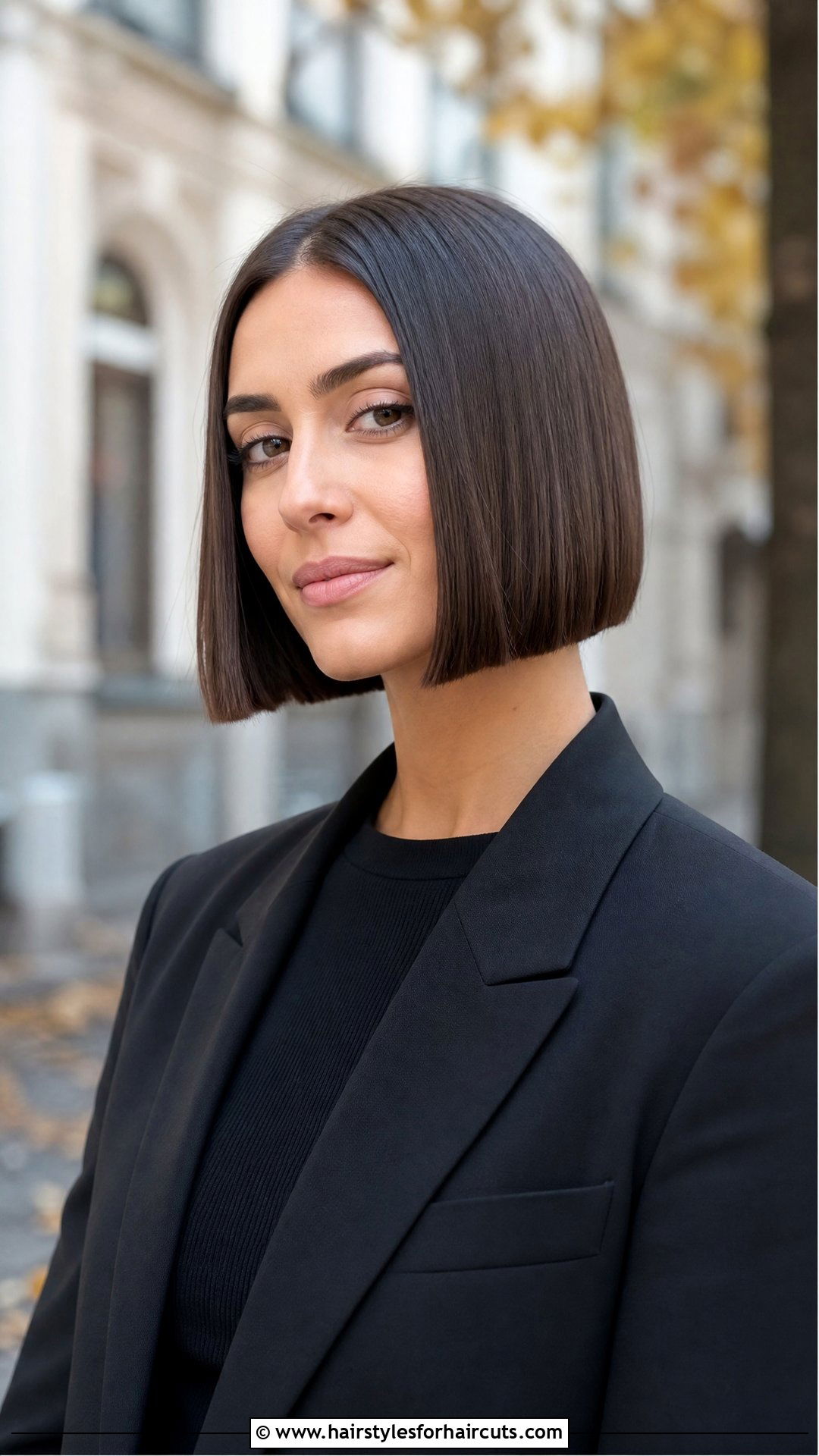 Chin Length One Length Haircut - 25 one length haircuts - 25 one length haircuts