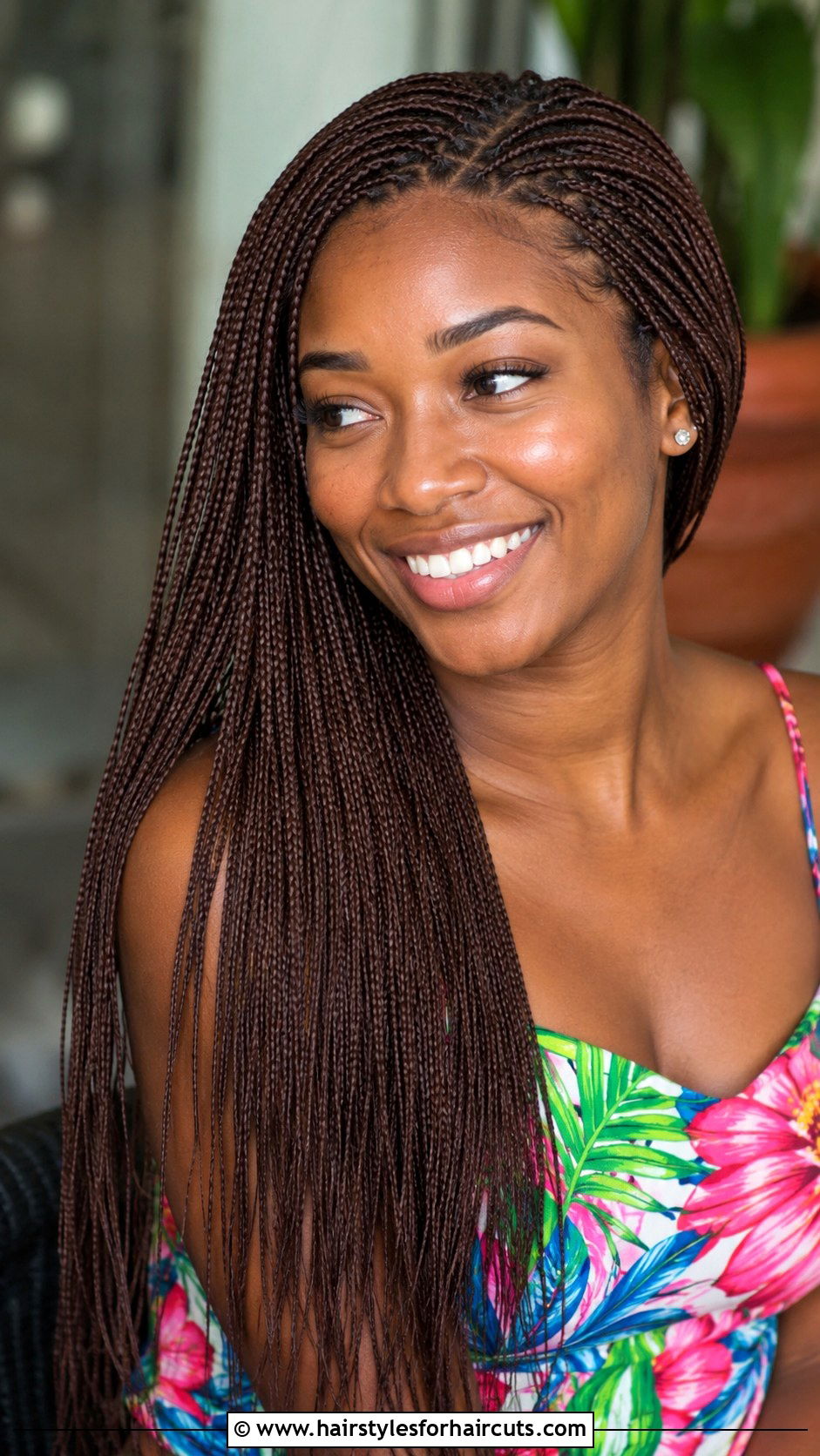 Chocolate Brown Micro Braids - 25 chocolate brown hairstyles - 25 chocolate brown hairstyles