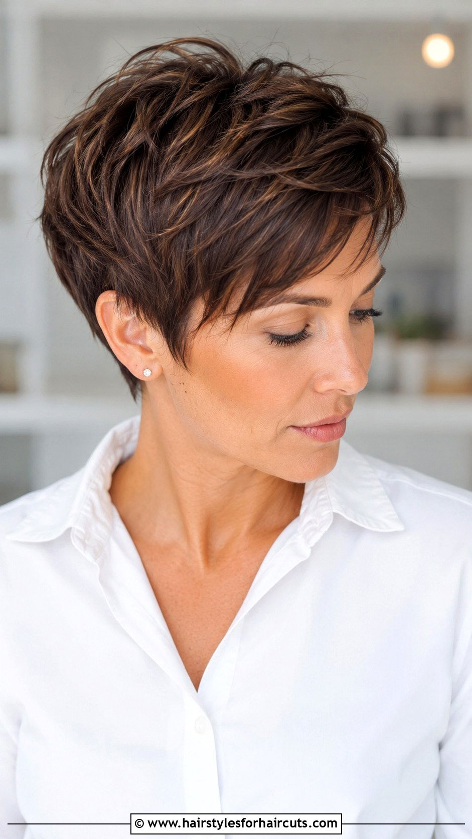 Chocolate Brown Pixie Cut - 25 chocolate brown hairstyles - 25 chocolate brown hairstyles