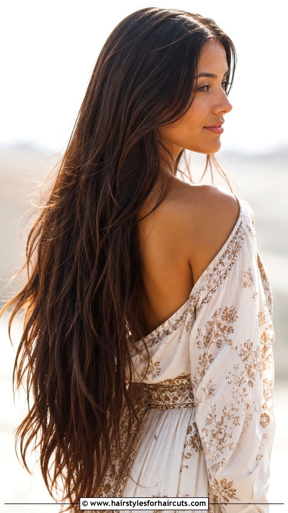 Chocolate Brown Waist Length Hair - 25 chocolate brown hairstyles - 25 chocolate brown hairstyles
