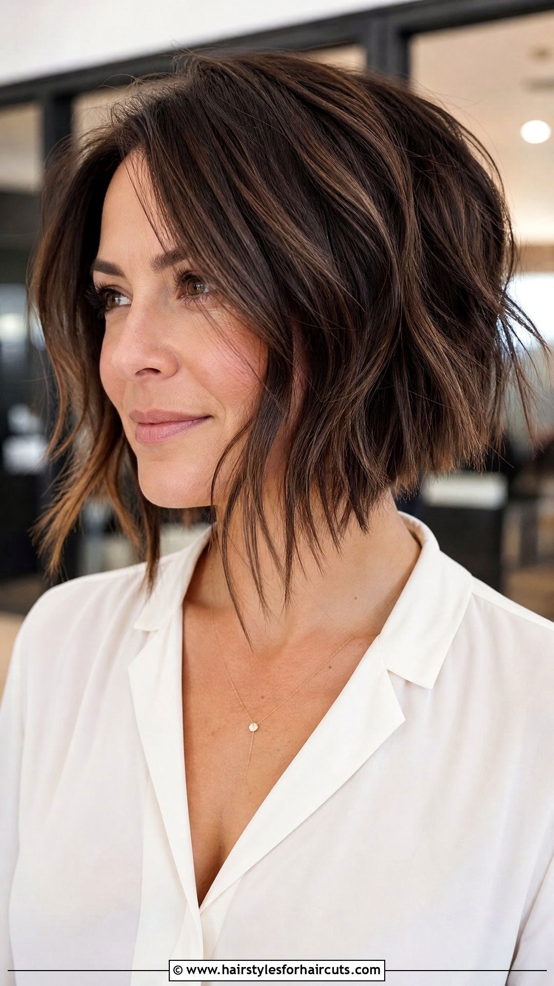 Choppy A Line Bob - 25 choppy haircuts for medium hair - 25 choppy haircuts for medium hair