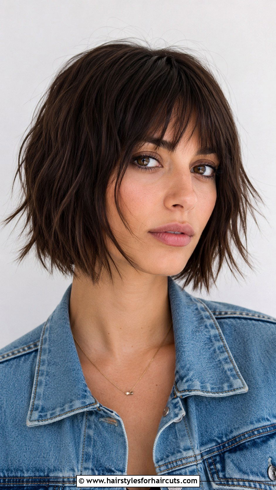 Choppy A Line Bob - 25 a line haircuts - 25 a line haircuts