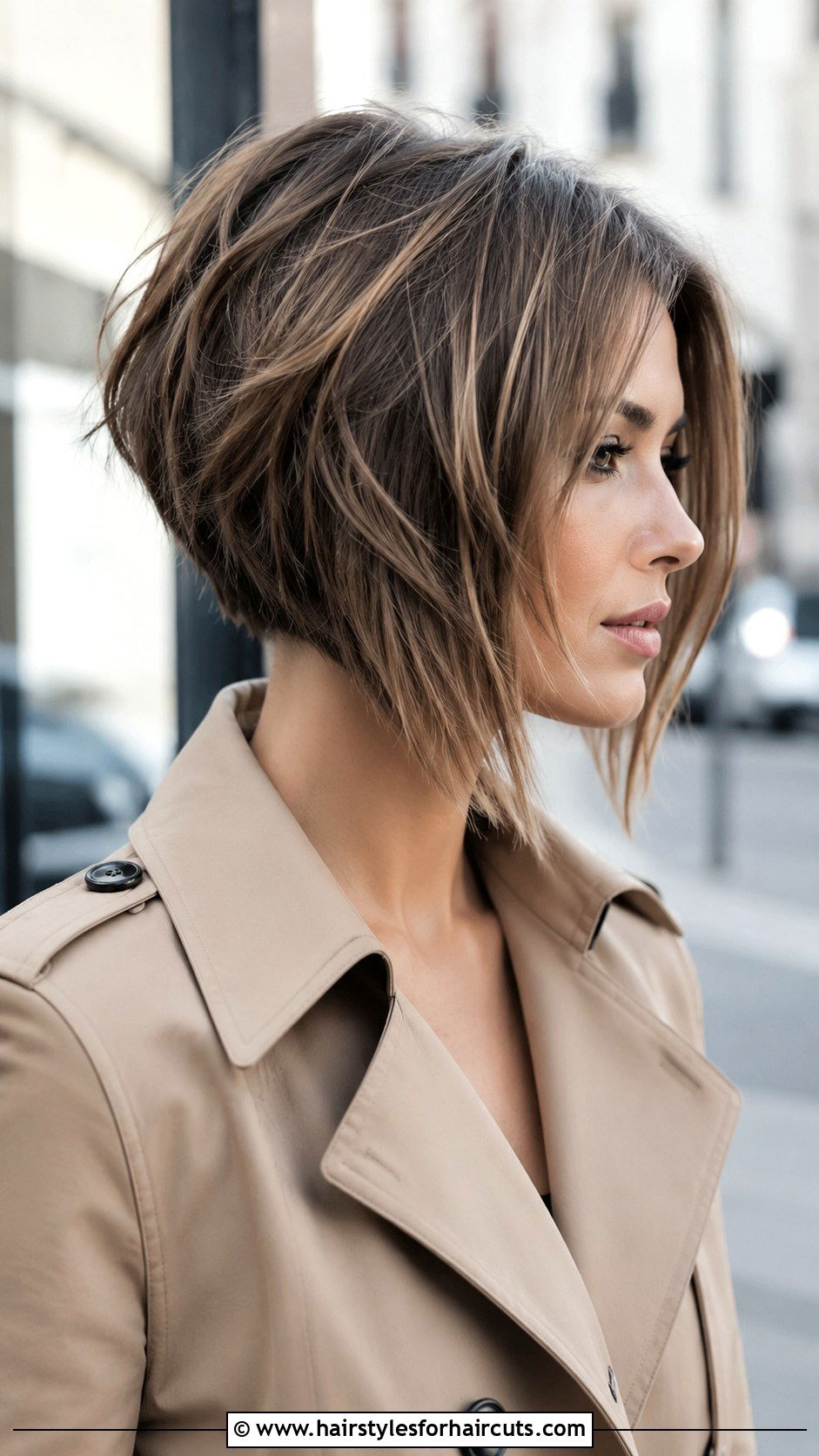 Choppy Angled Bob - 25 choppy hairstyles for thick hair - 25 choppy hairstyles for thick hair