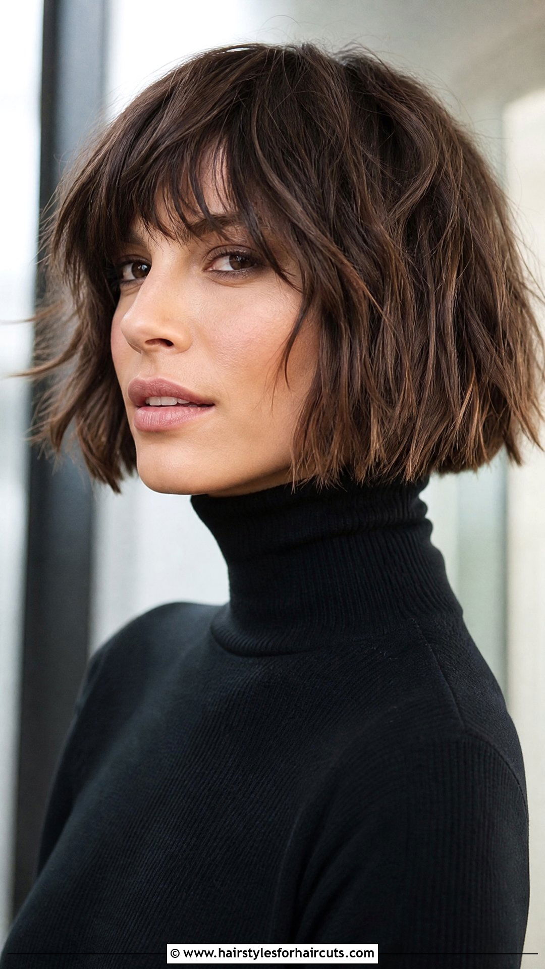 Choppy Blunt Bob - 25 choppy haircuts - 25 choppy haircuts