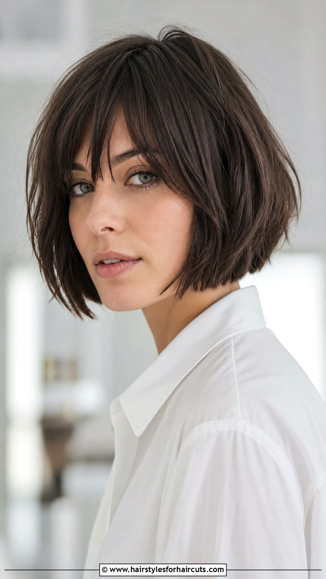 Choppy Blunt Short Bob - 25 choppy short haircuts - 25 choppy short haircuts