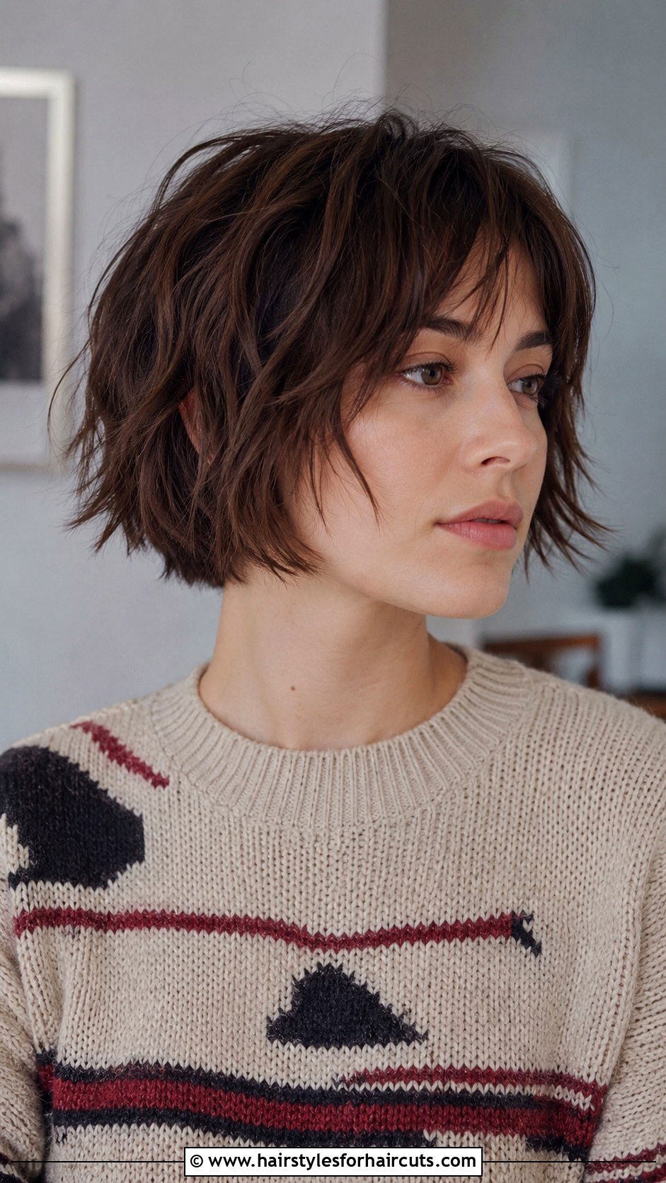 Choppy Bob - 25 boat hairstyles for short hair - 25 boat hairstyles for short hair