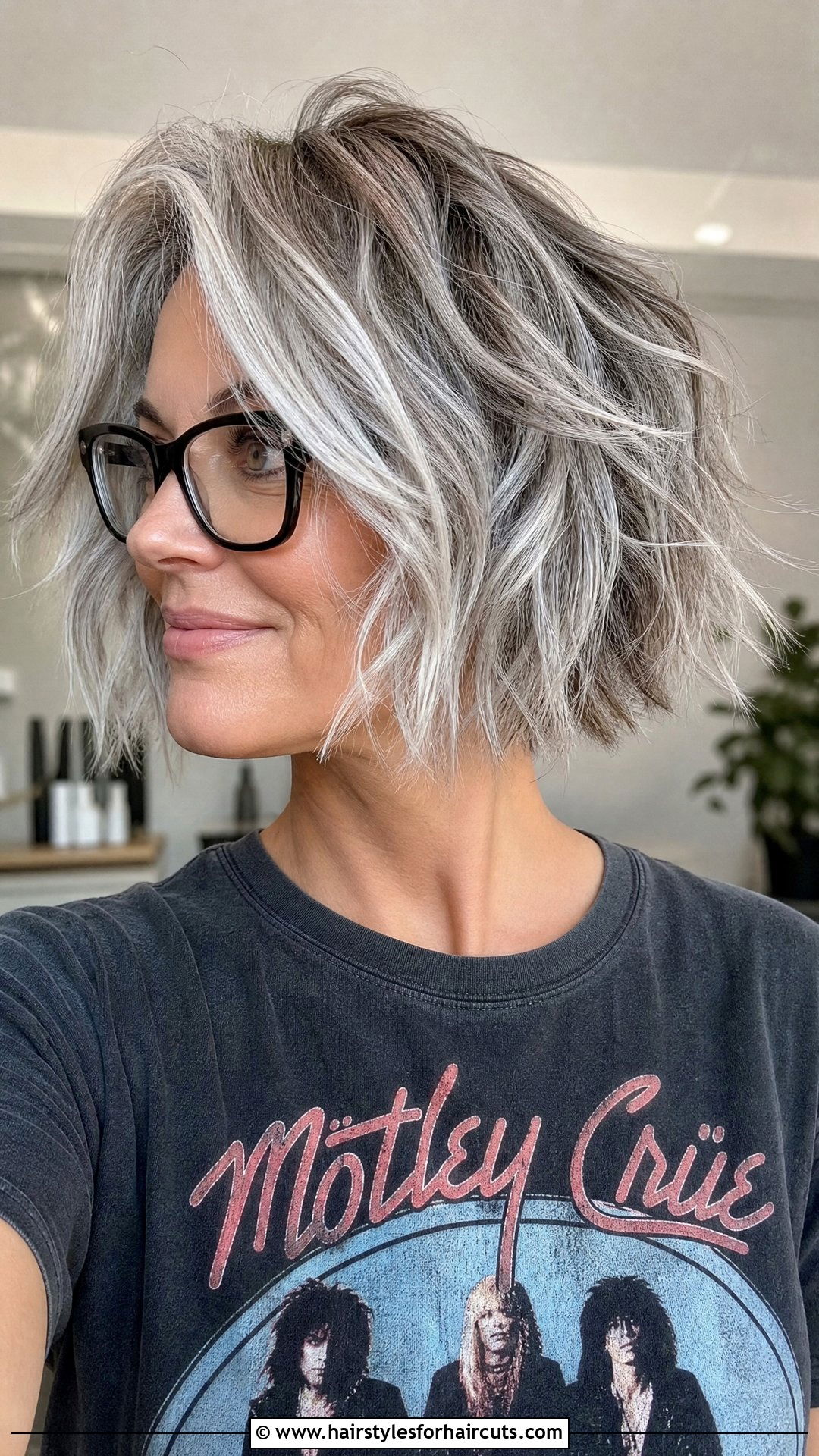 Choppy Bob For Gray Hair - 25 medium haircuts for gray hair - 25 medium haircuts for gray hair