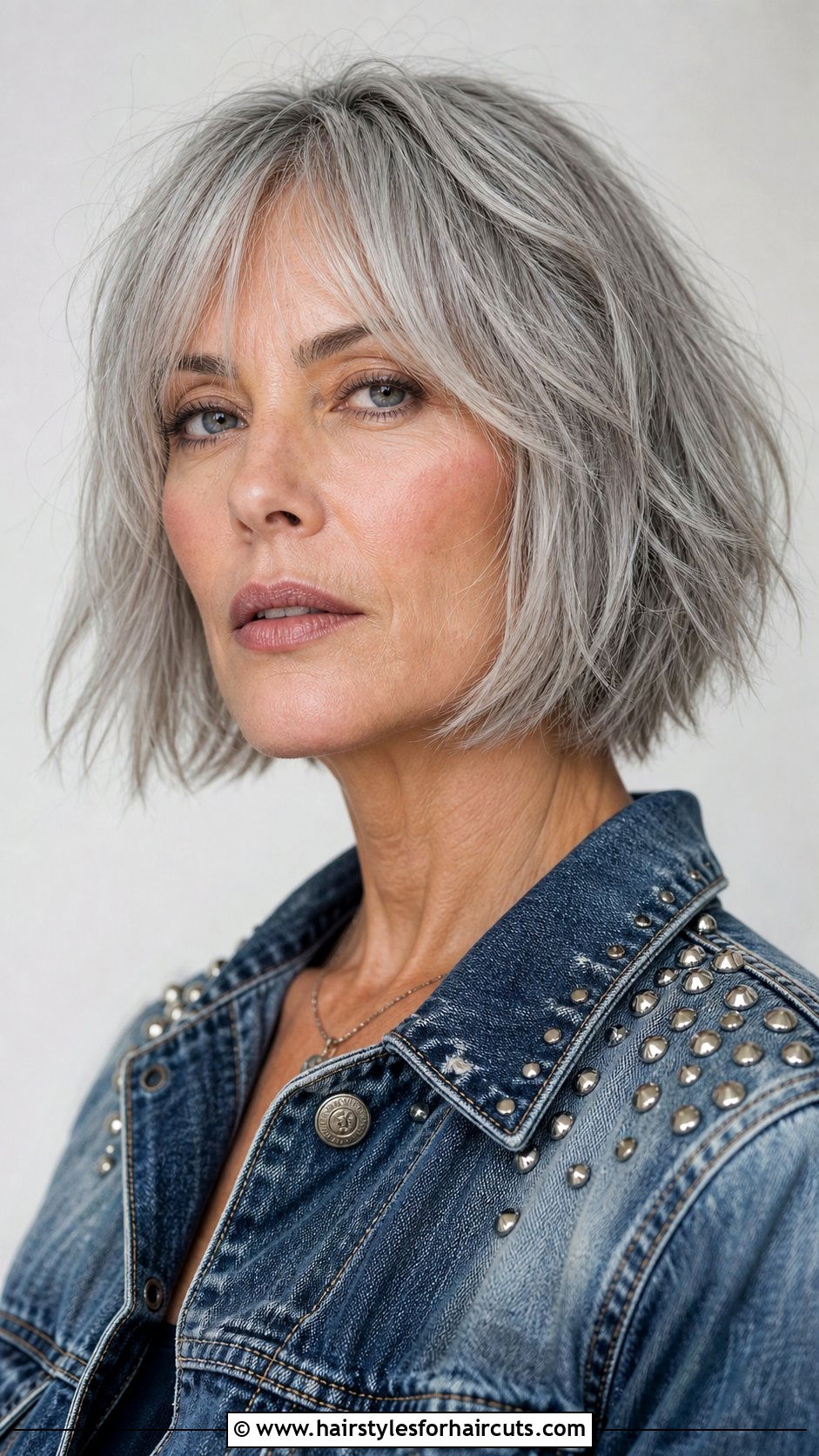 Choppy Bob For Grey Hair - 25 hairstyles for grey hair - 25 hairstyles for grey hair
