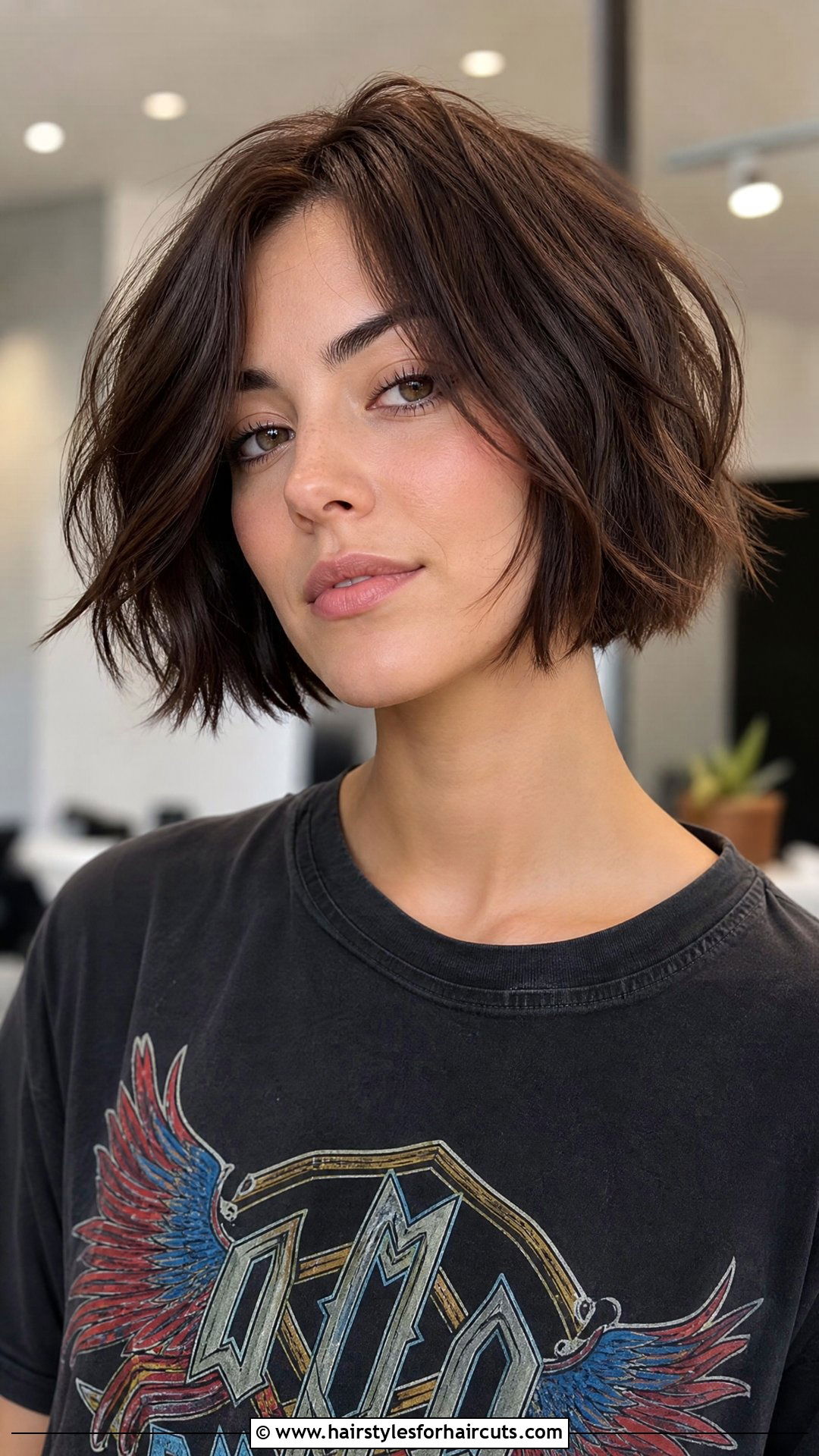 Choppy Bob Haircut - 25 haircuts for thick fine hair - 25 haircuts for thick fine hair