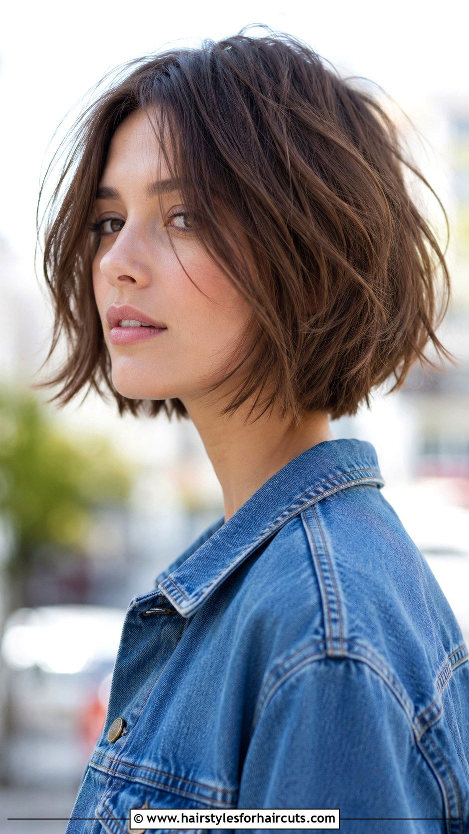 Choppy Bob Haircut - 25 best haircuts for fine straight hair - 25 best haircuts for fine straight hair