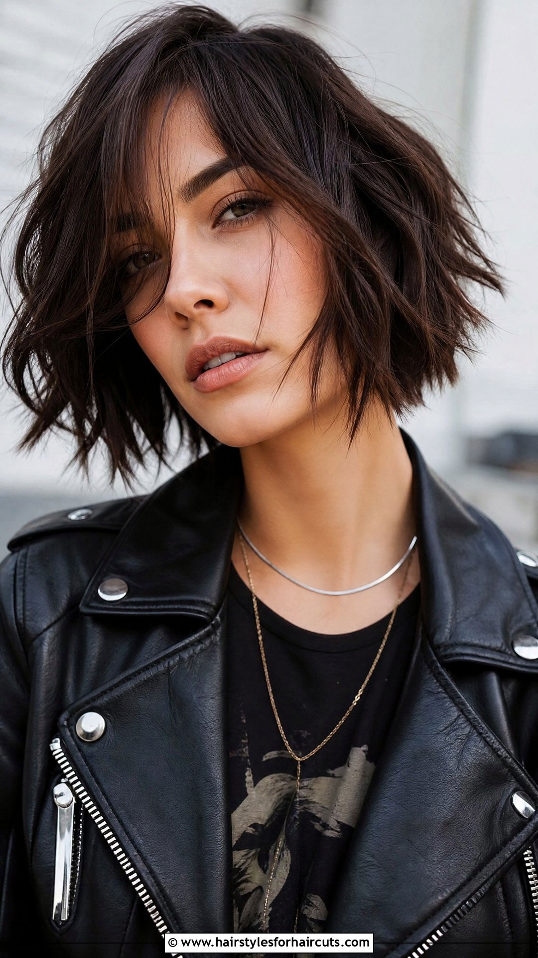Choppy Bob Haircut - 25 hairstyles for heart shape face - 25 hairstyles for heart shape face