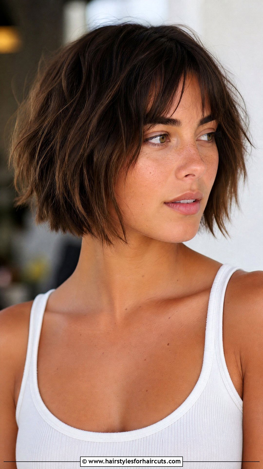 Choppy Bob Haircut - 25 short haircuts for women with fine hair - 25 short haircuts for women with fine hair