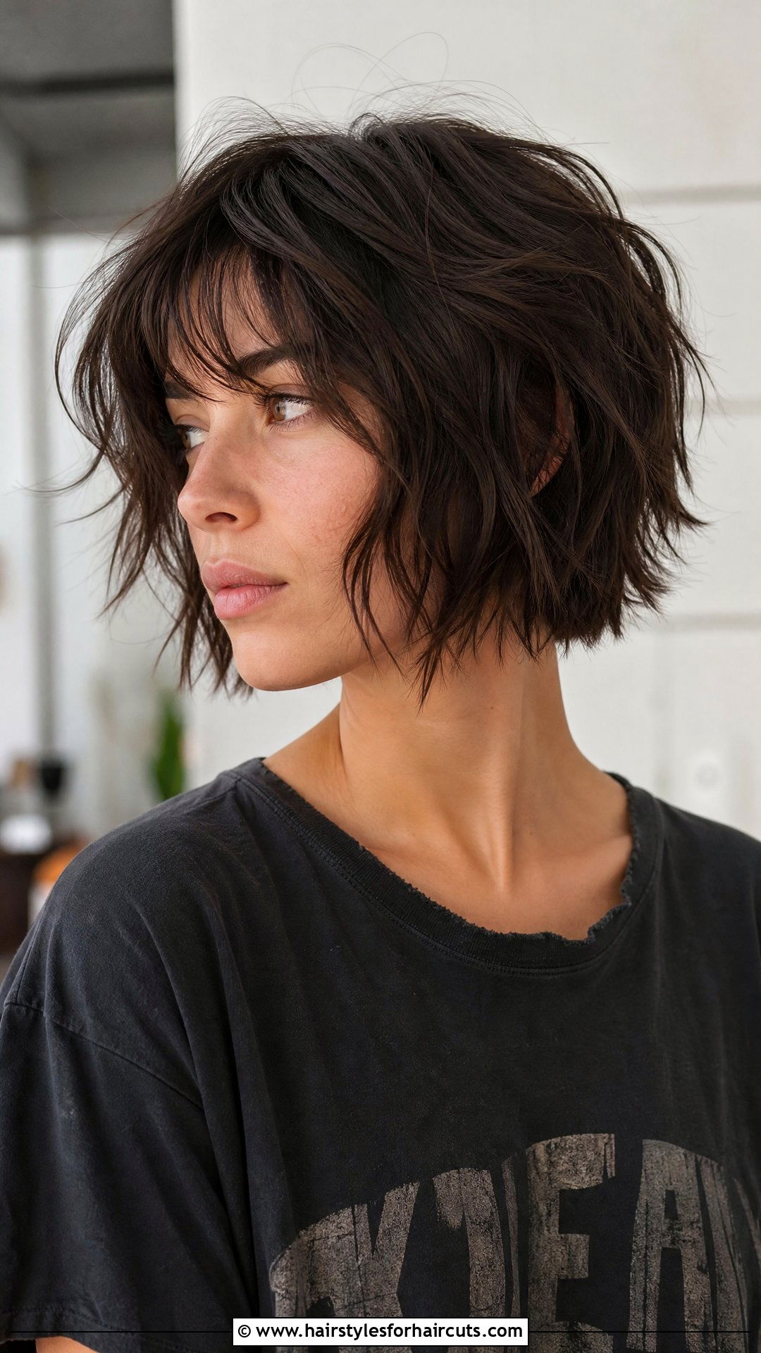 Choppy Bob Haircut - 25 good haircuts for fluffy hair - 25 good haircuts for fluffy hair
