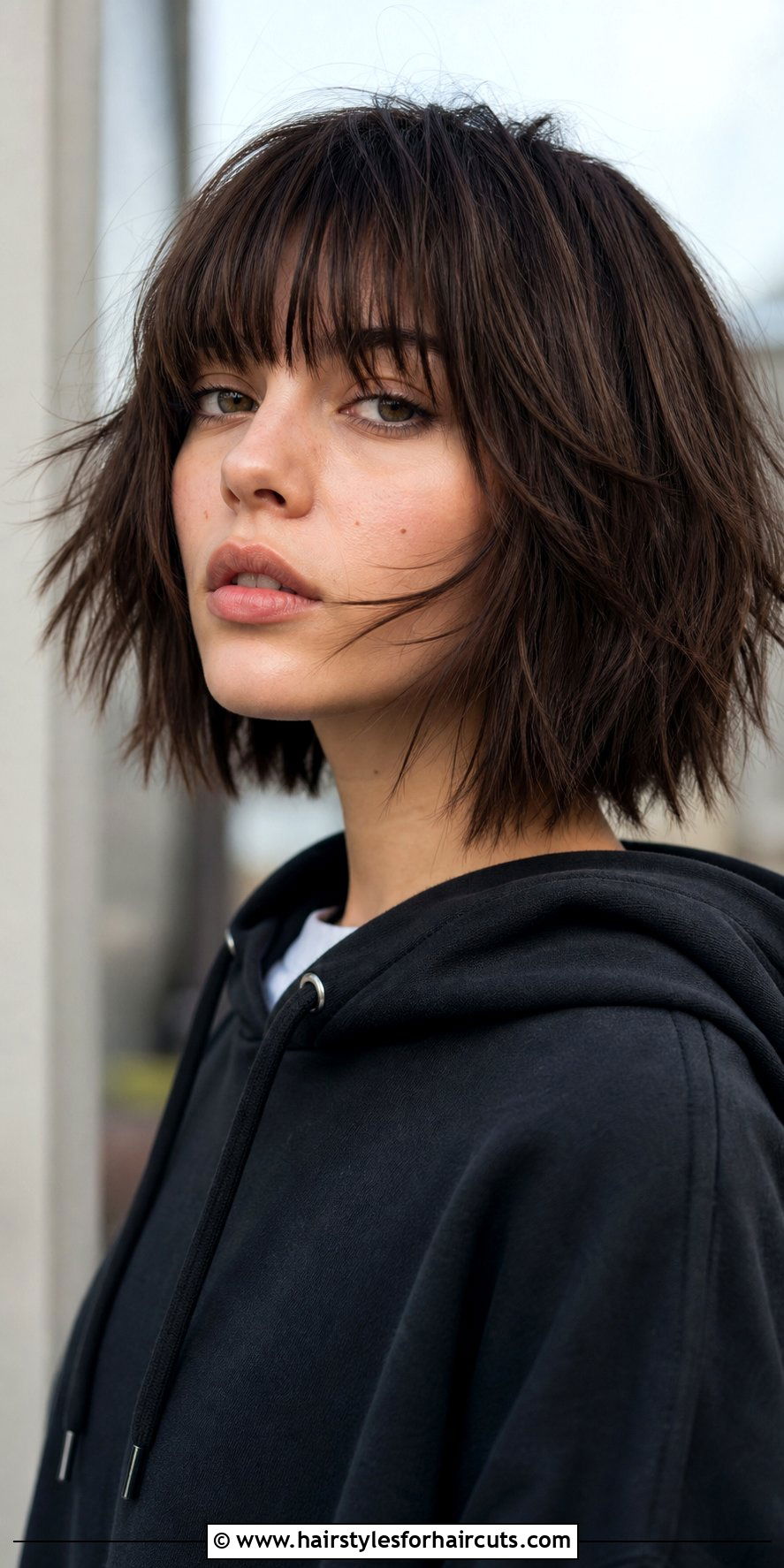 Choppy Bob With Bangs - 25 hairstyles with bangs - 25 hairstyles with bangs