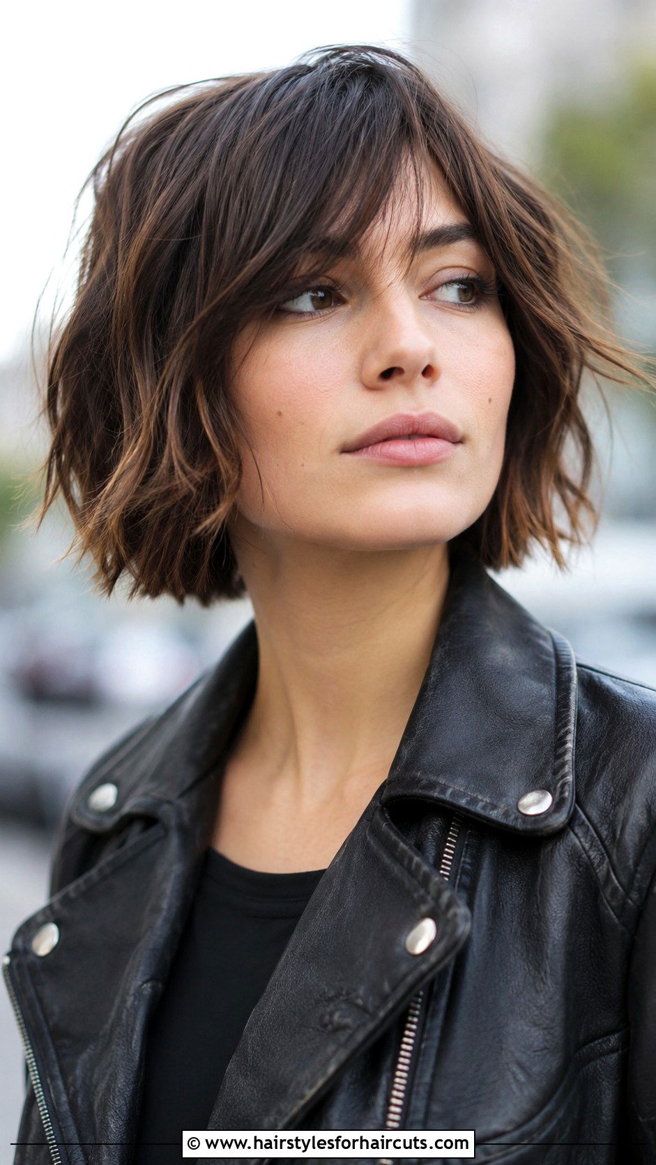 Choppy Chin Length Bob - 25 chin-length haircuts for fine hair - 25 chin-length haircuts for fine hair
