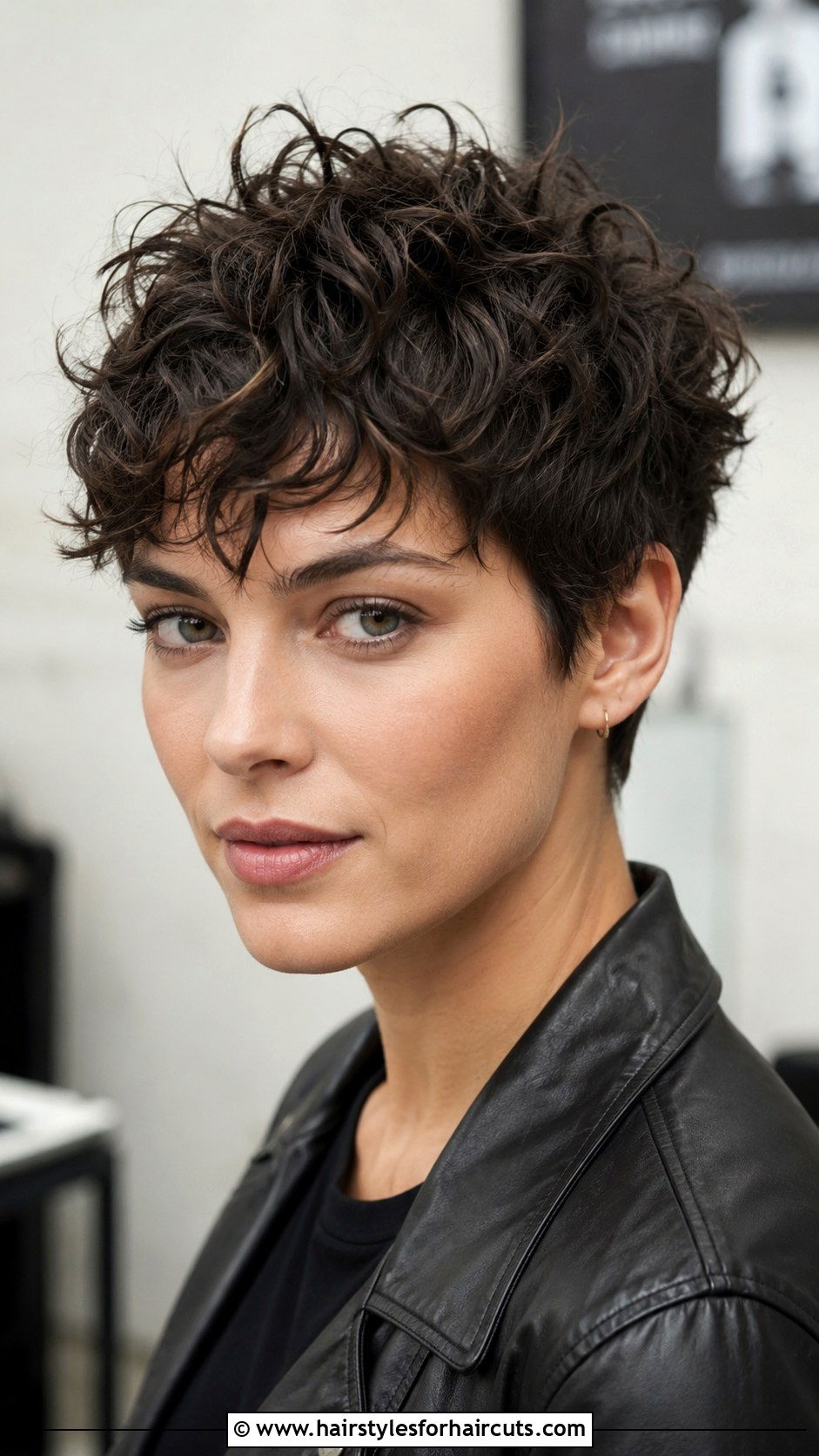 Choppy Curly Pixie - 25 dominican haircuts - 25 dominican haircuts