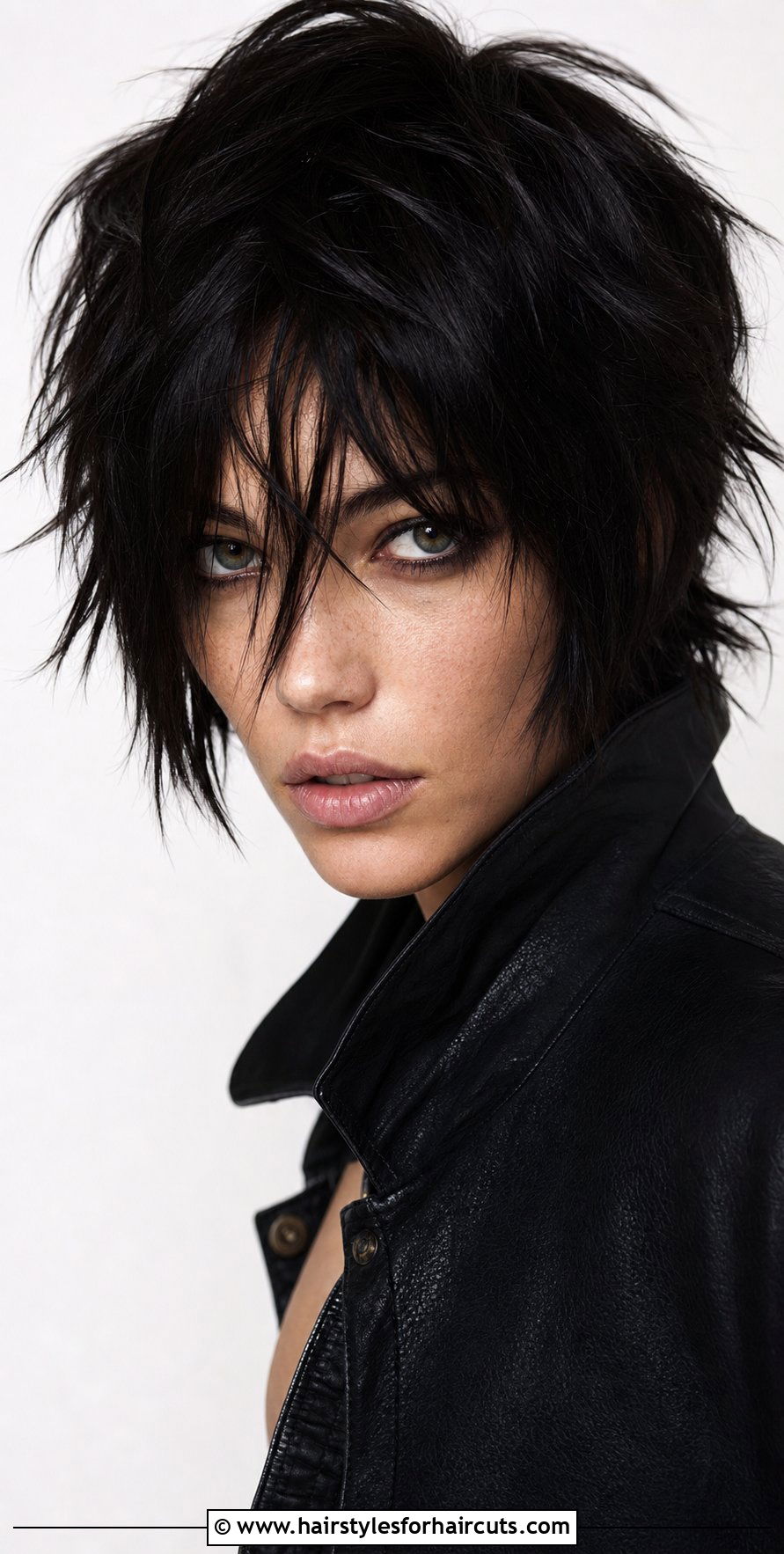 Choppy Forward Cut - 25 hair brushed forward hairstyles - 25 hair brushed forward hairstyles
