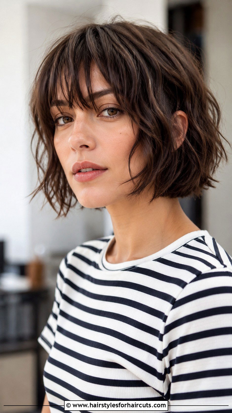 Choppy French Bob - 25 choppy bob hairstyles for fine hair - 25 choppy bob hairstyles for fine hair