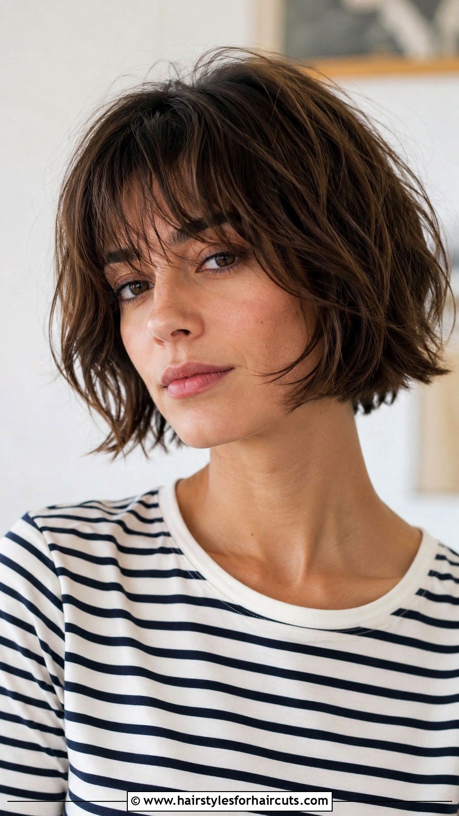 Choppy French Bob - 25 choppy haircuts - 25 choppy haircuts
