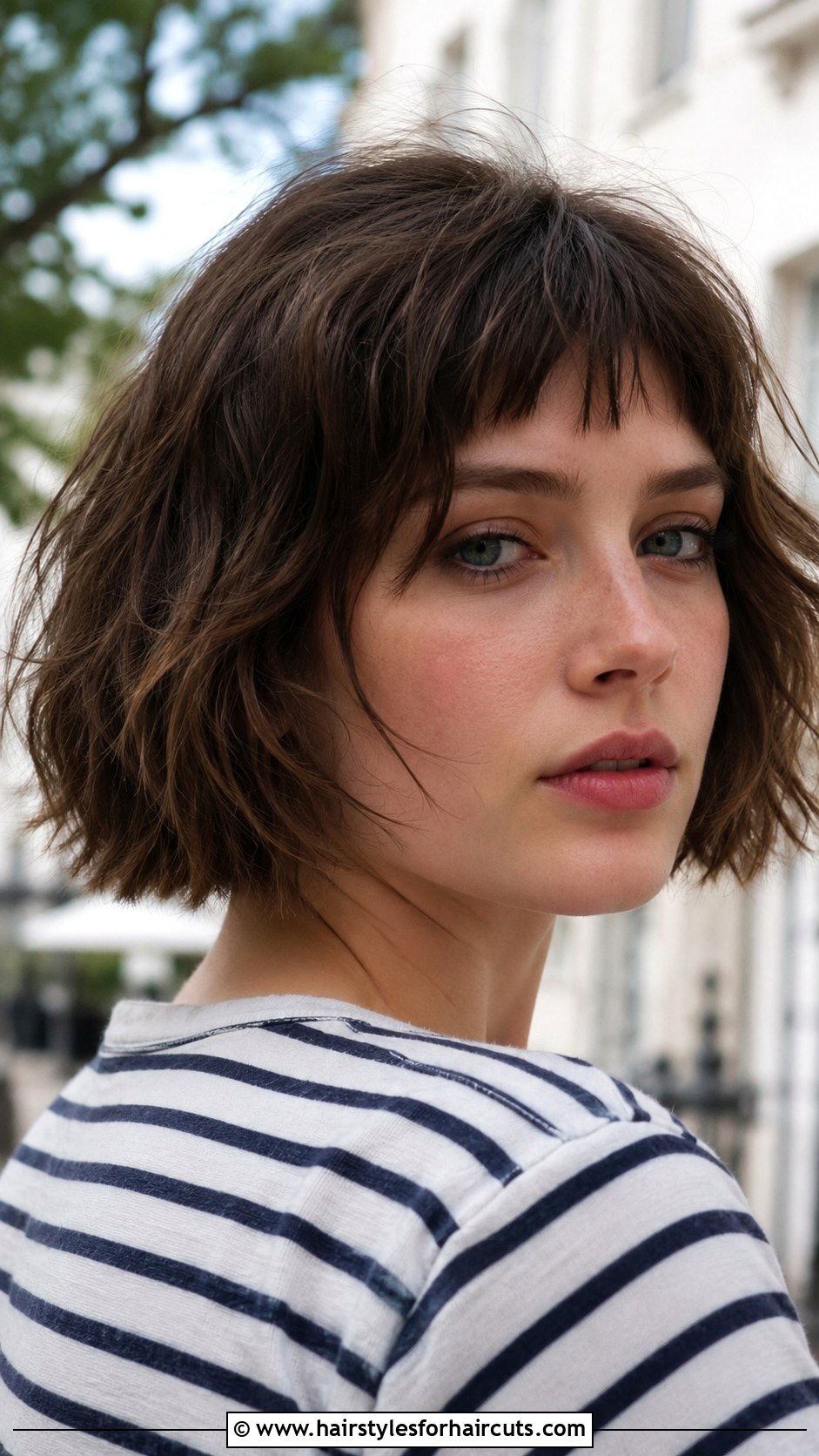 Choppy French Bob - 25 choppy haircuts for thin hair - 25 choppy haircuts for thin hair