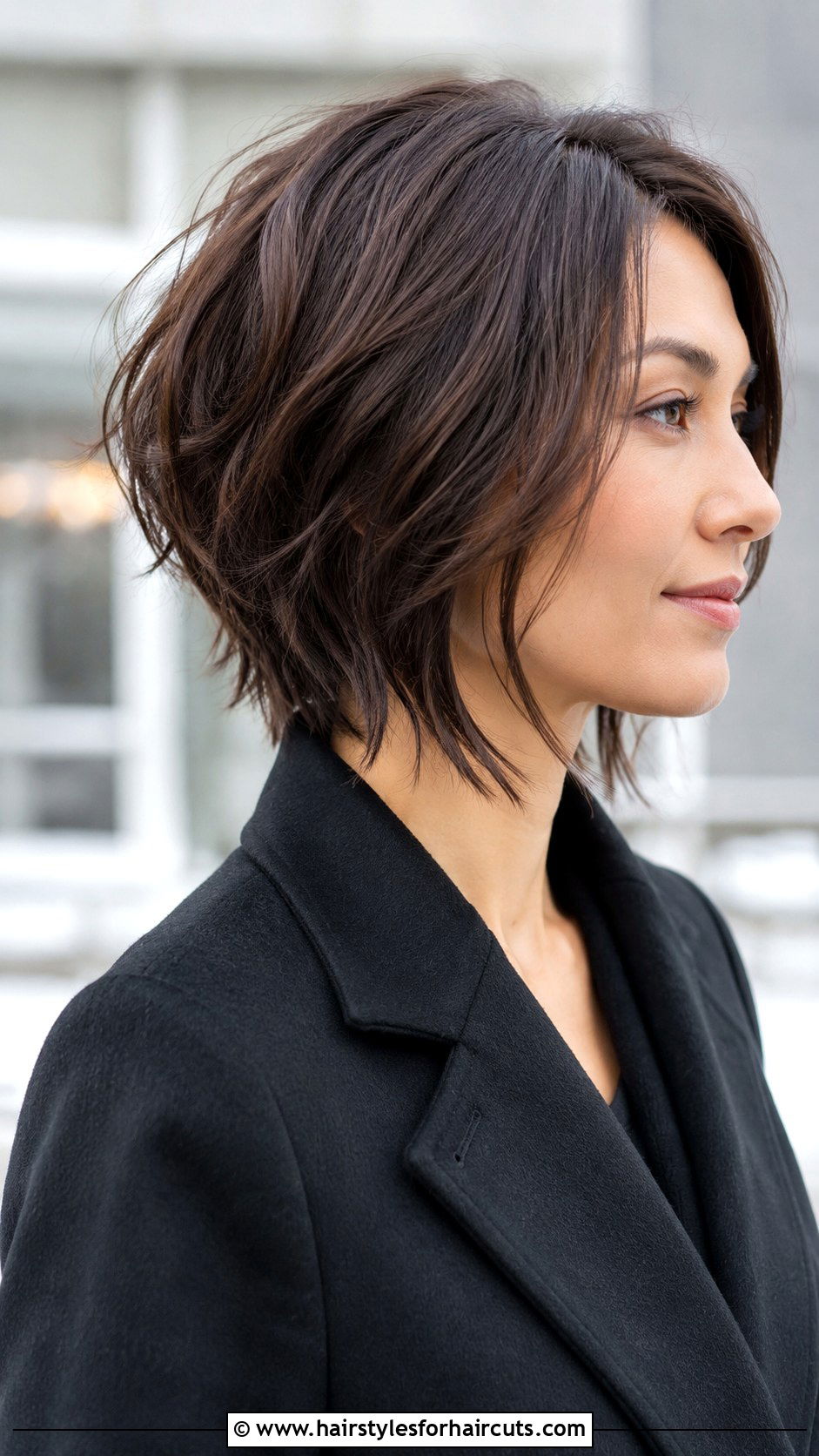 Choppy Graduated Bob - 25 thick hair short choppy hairstyles - 25 thick hair short choppy hairstyles