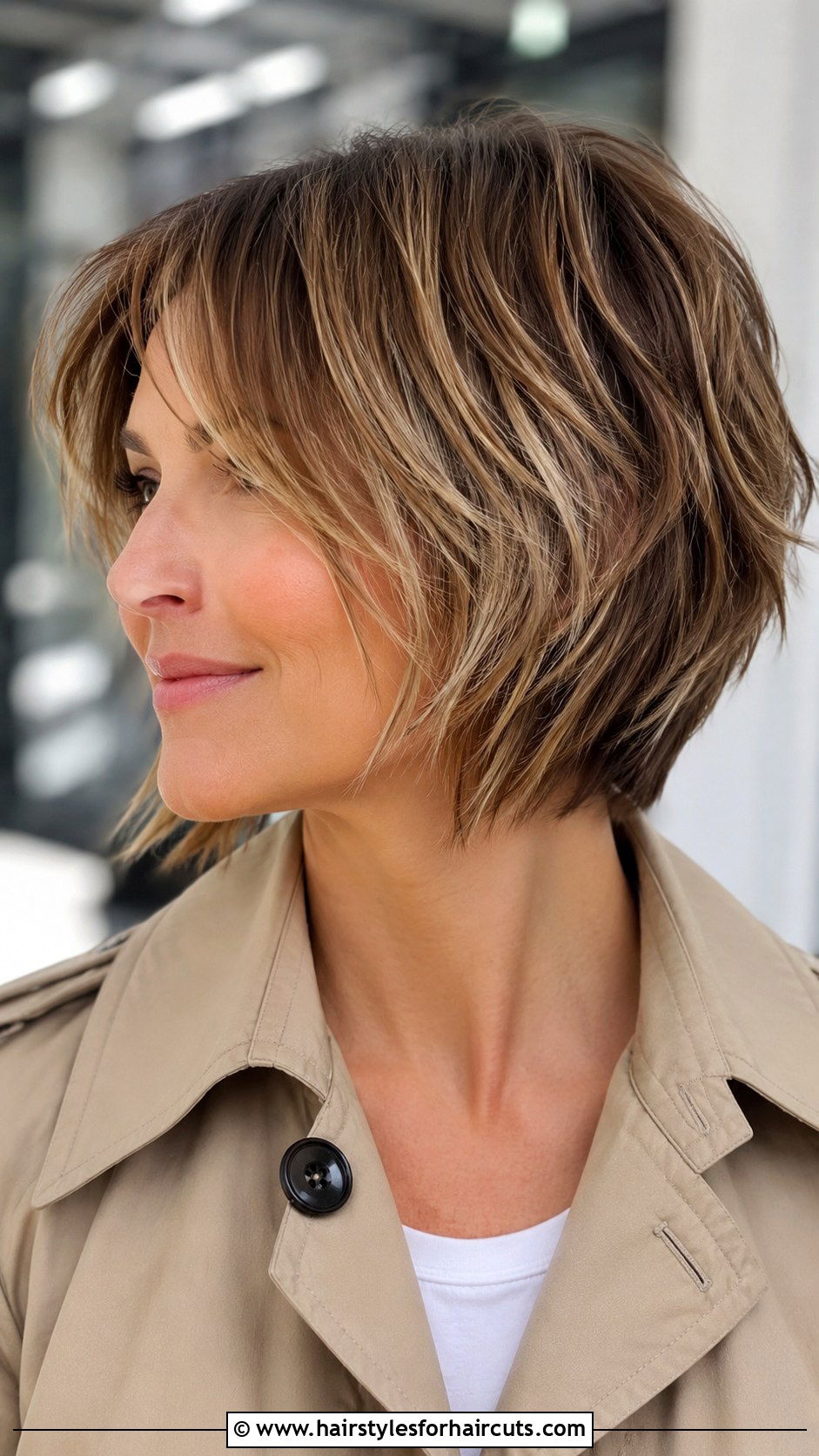 Choppy Graduated Bob - 25 choppy bob hairstyles for fine hair - 25 choppy bob hairstyles for fine hair