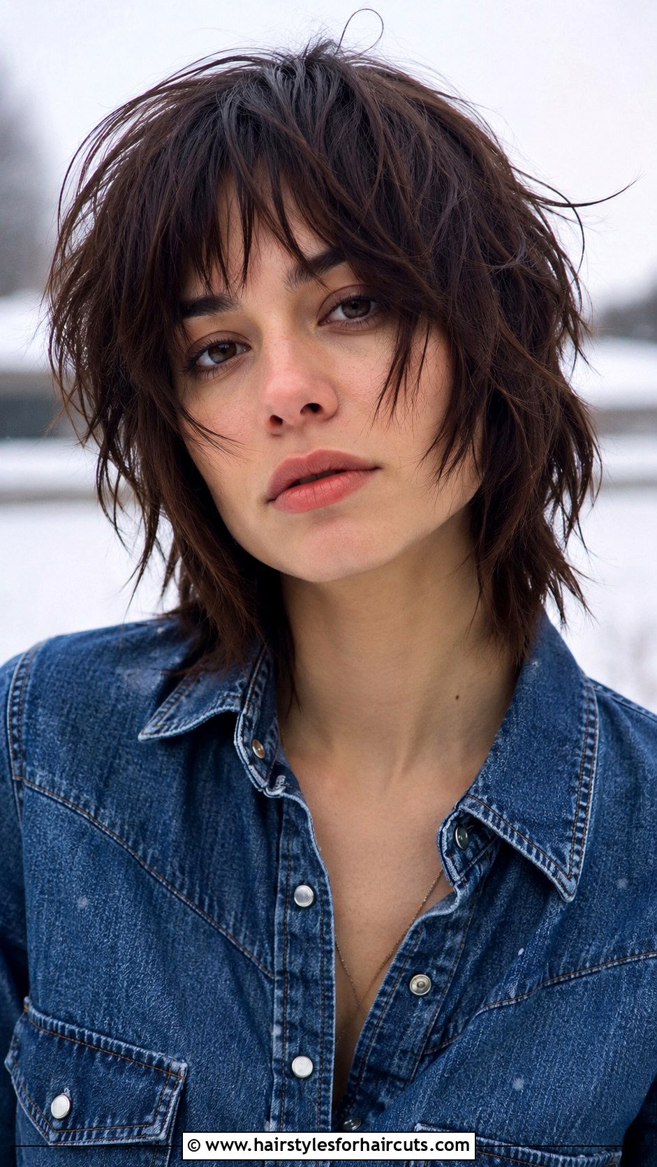 Choppy Grunge Mid Length Cut - 25 grunge haircuts - 25 grunge haircuts