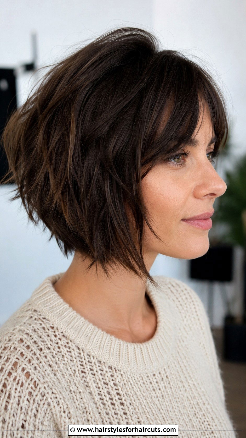 Choppy Layered Bob - 25 grunge hairstyles for short hair - 25 grunge hairstyles for short hair