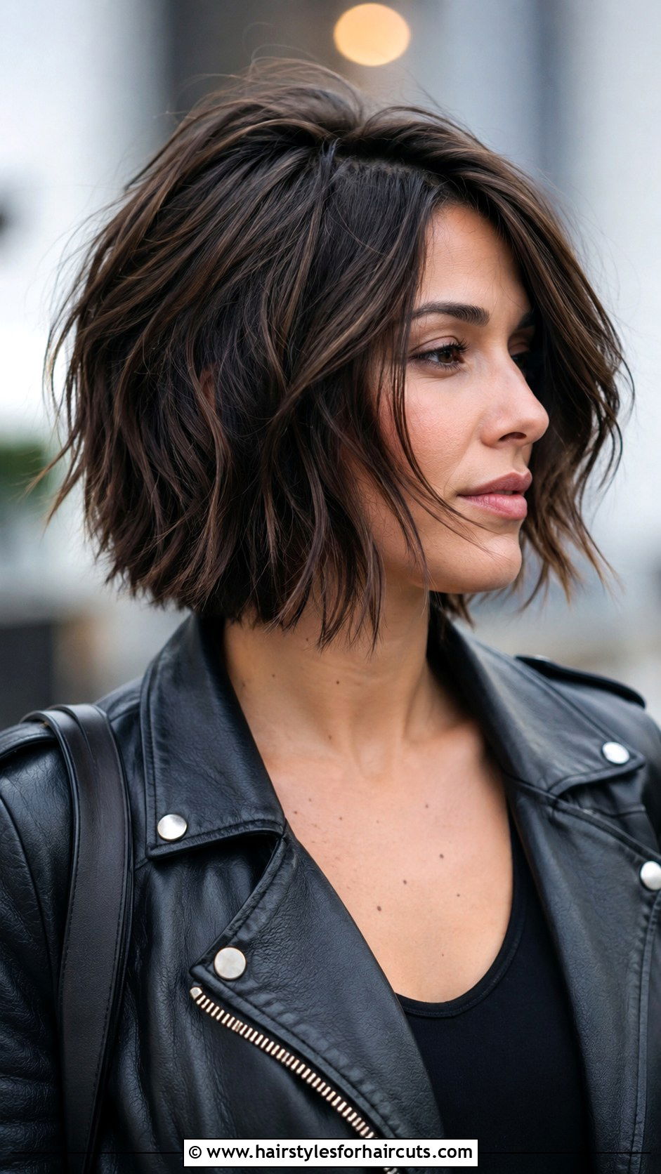 Choppy Layered Bob - 25 choppy edgy haircuts for medium length hair - 25 choppy edgy haircuts for medium length hair