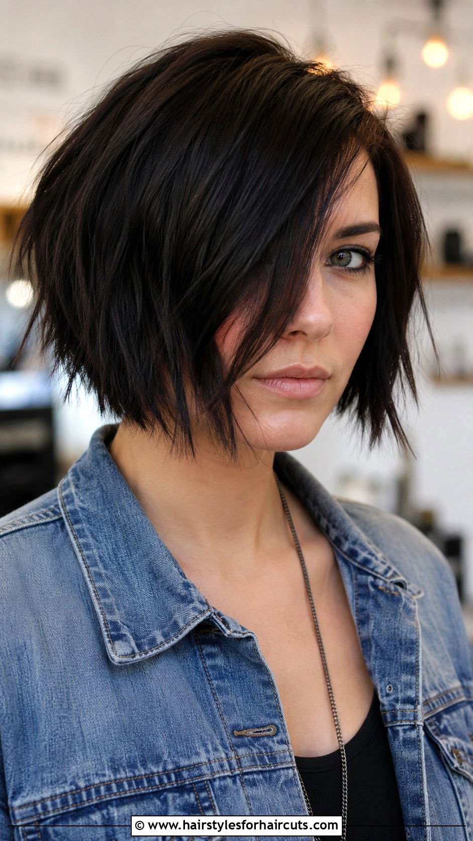 Choppy Layered Emo Bob - 25 emo hairstyles for short hair - 25 emo hairstyles for short hair
