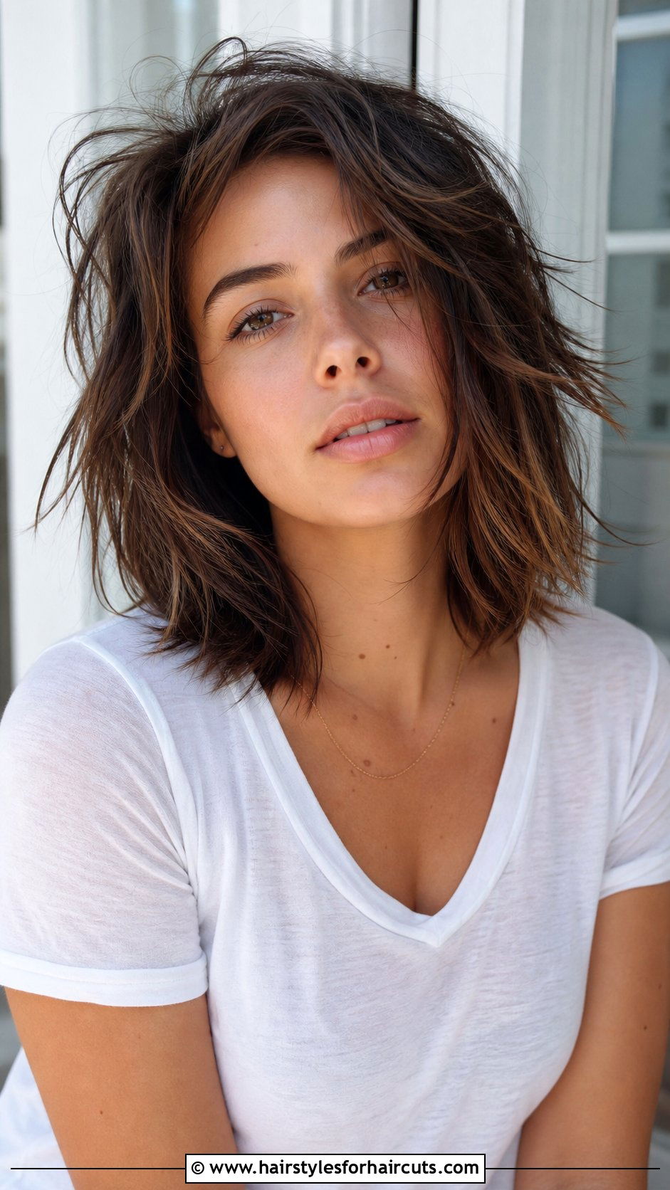 Choppy Layered Medium Hair - 25 haircuts kailua - 25 haircuts kailua