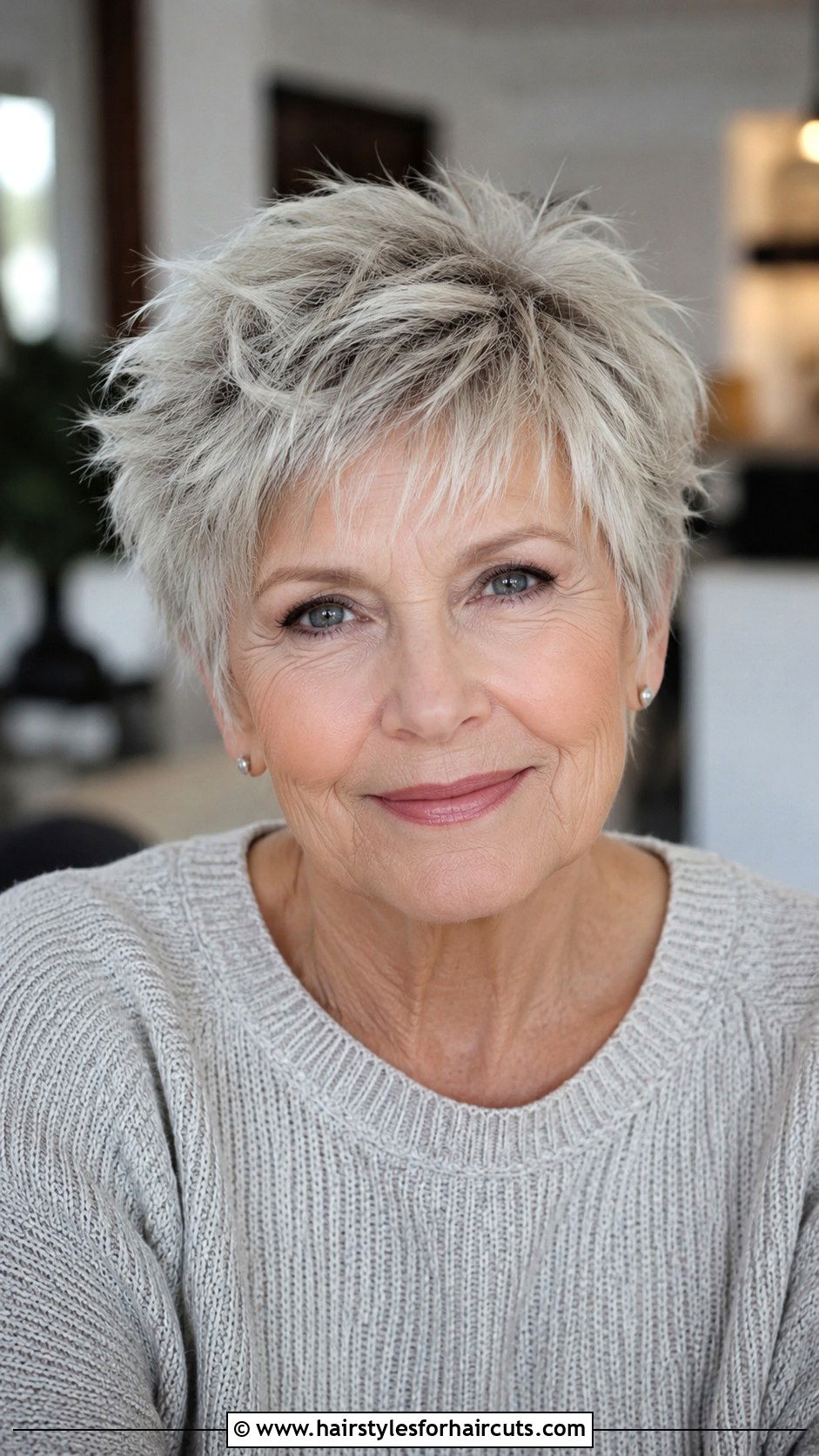 Choppy Layered Pixie - 25 short haircuts for thin hair over 70 - 25 short haircuts for thin hair over 70