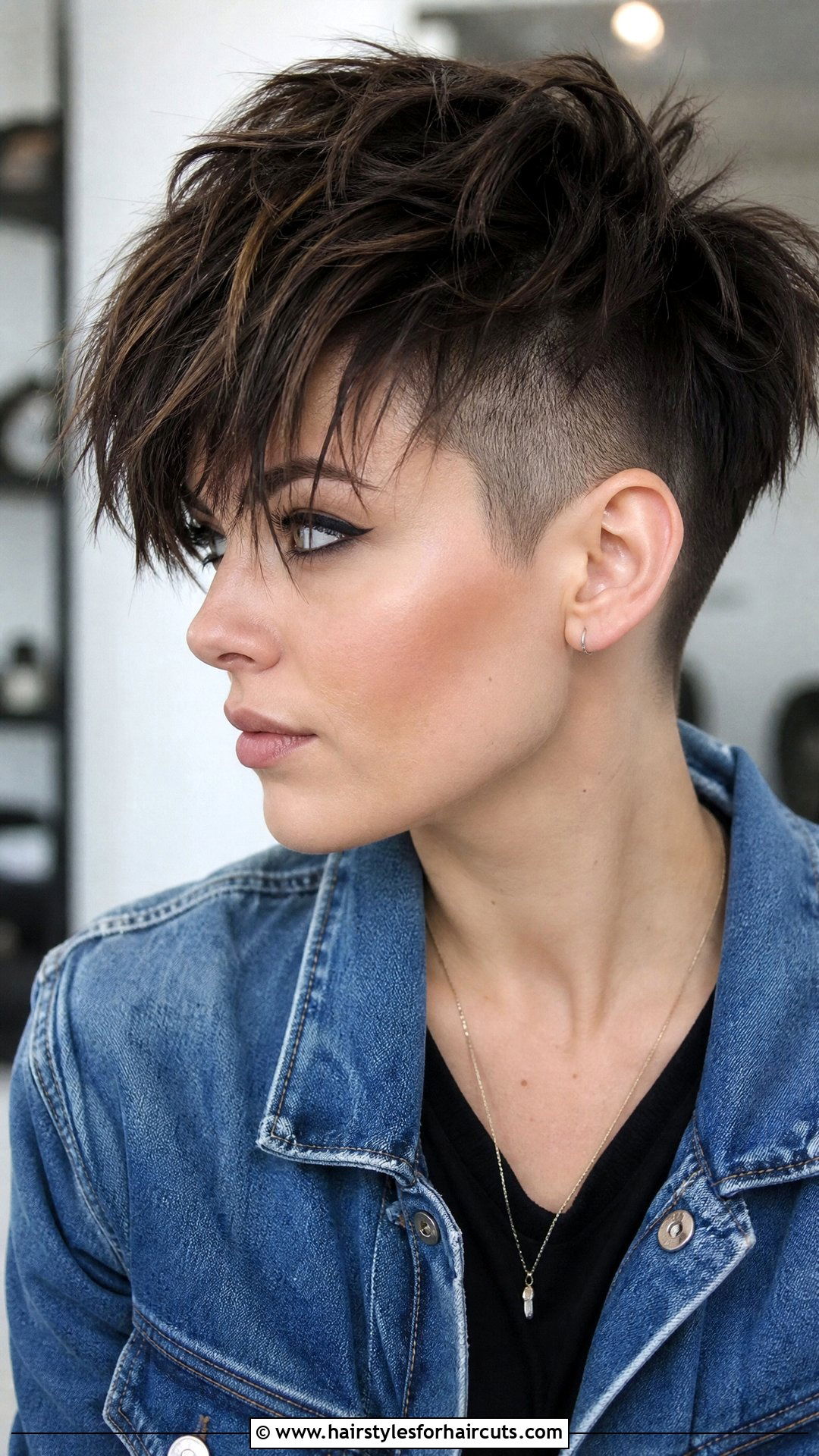 Choppy Layered Pixie Double Side Shave - 25 pixie hairstyles double side shave short hair - 25 pixie hairstyles double side shave short hair