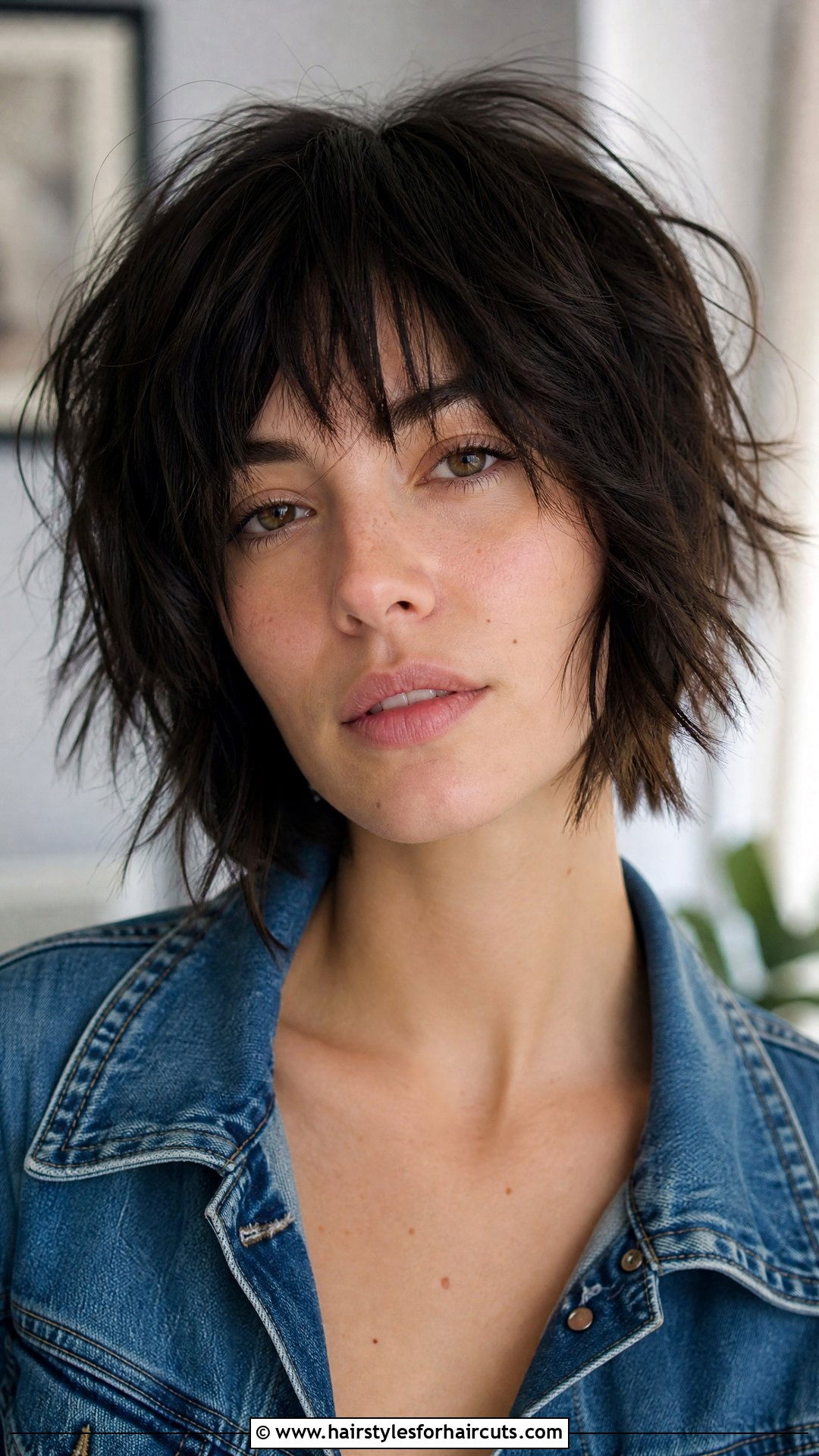 Choppy Layered Witch Bob - 25 witch hairstyles for short hair - 25 witch hairstyles for short hair