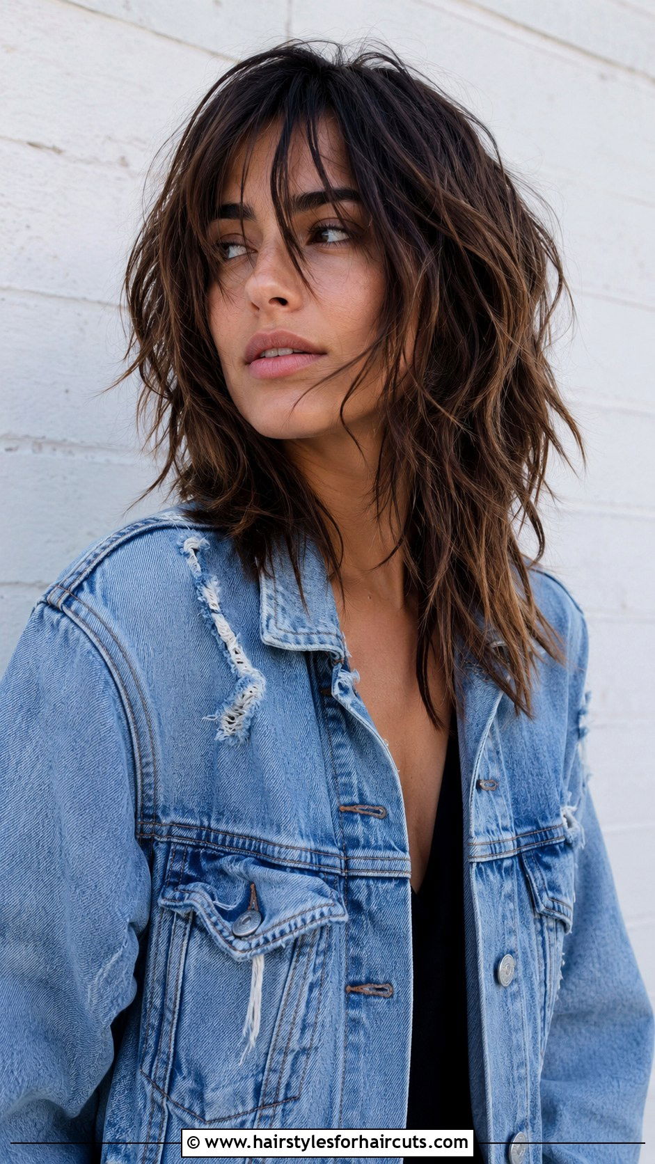 Choppy Layers Beach Waves - 25 beach wave haircuts - 25 beach wave haircuts