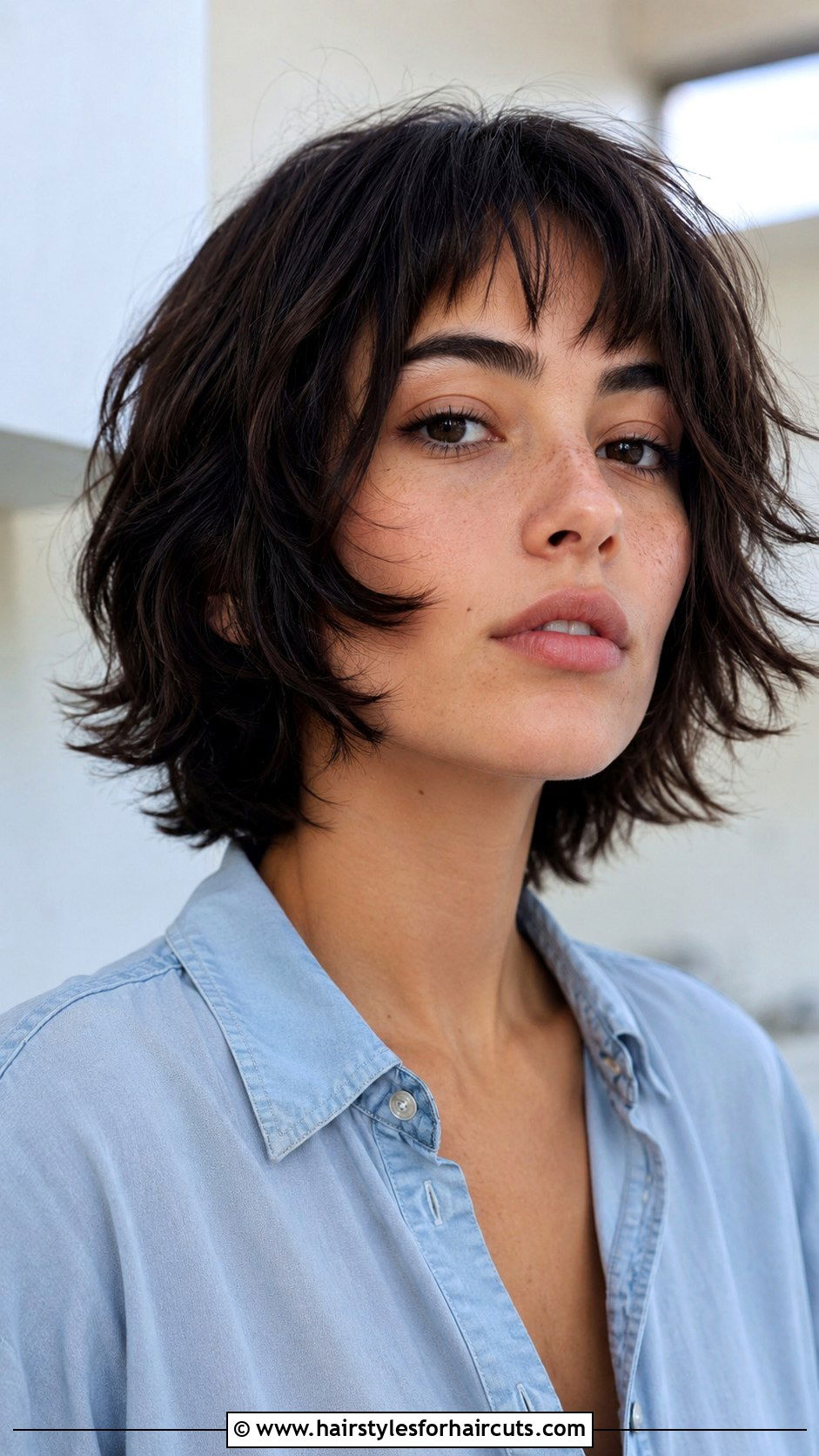 Choppy Layers With Face Framing - 25 edgy hairstyles for medium hair - 25 edgy hairstyles for medium hair