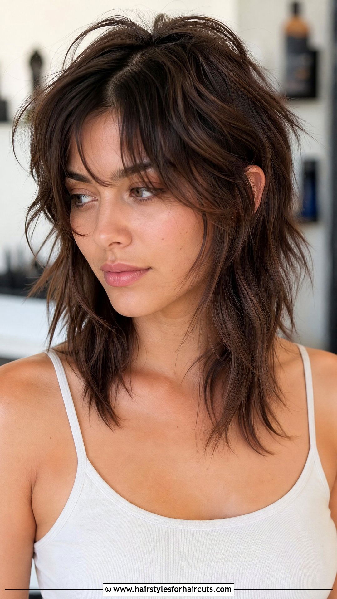 Choppy Layers With Zigzag Part Haircut - 25 worst haircuts - 25 worst haircuts