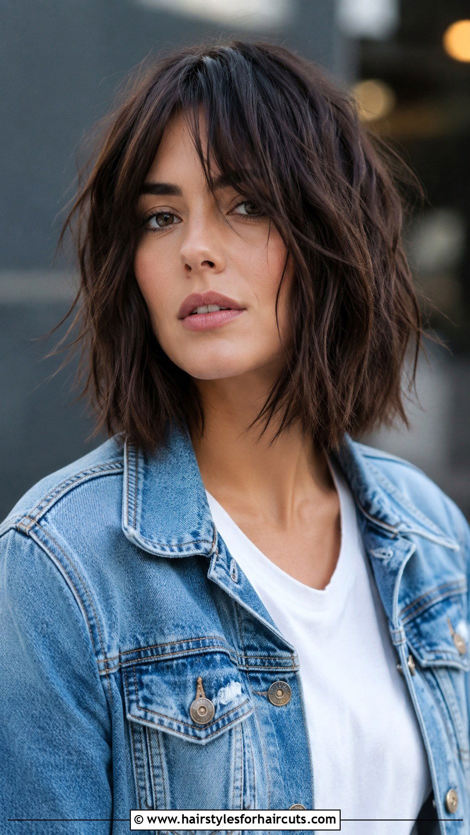 Choppy Lob - 25 good haircuts for thinning hair women - 25 good haircuts for thinning hair women