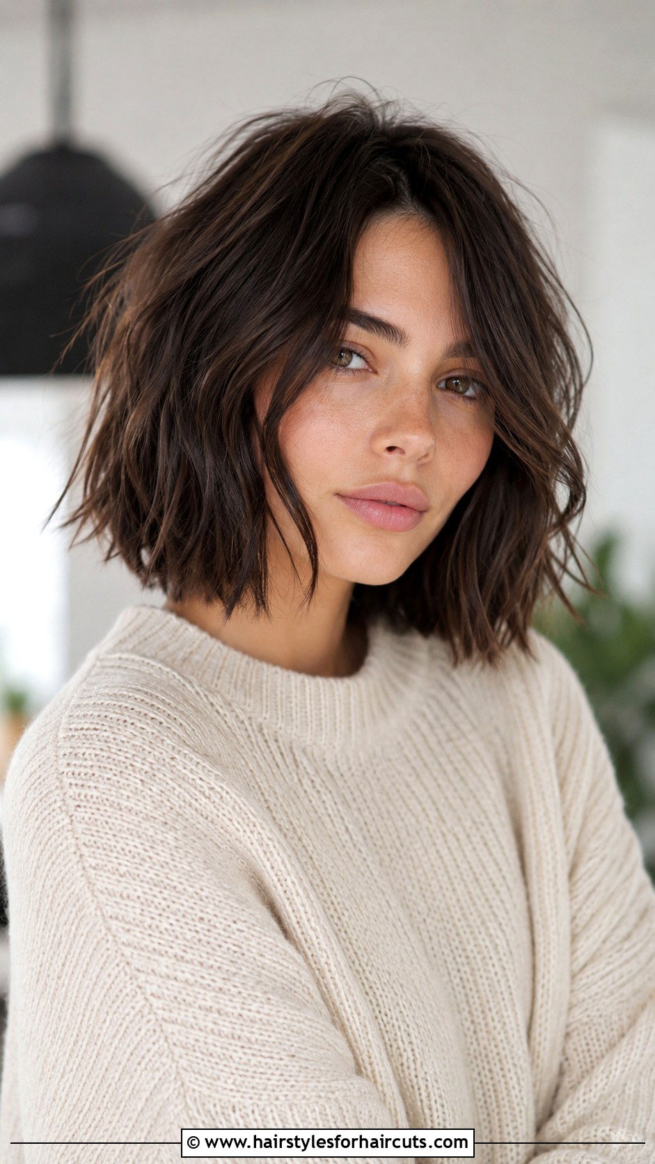 Choppy Lob Haircut - 25 haircuts for women in their 30s - 25 haircuts for women in their 30s