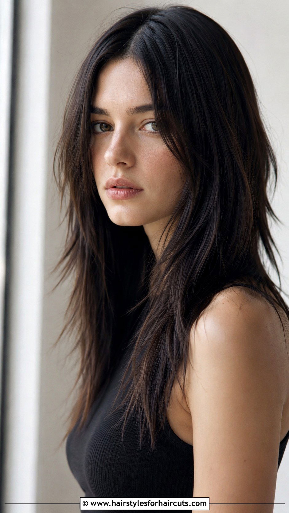 Choppy Long Straight Hair - 25 choppy long haircuts - 25 choppy long haircuts