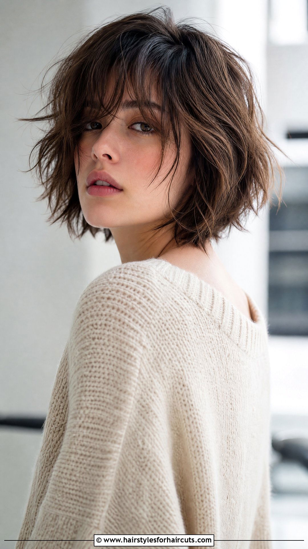 Choppy Messy Bob - 25 choppy haircuts for medium hair - 25 choppy haircuts for medium hair