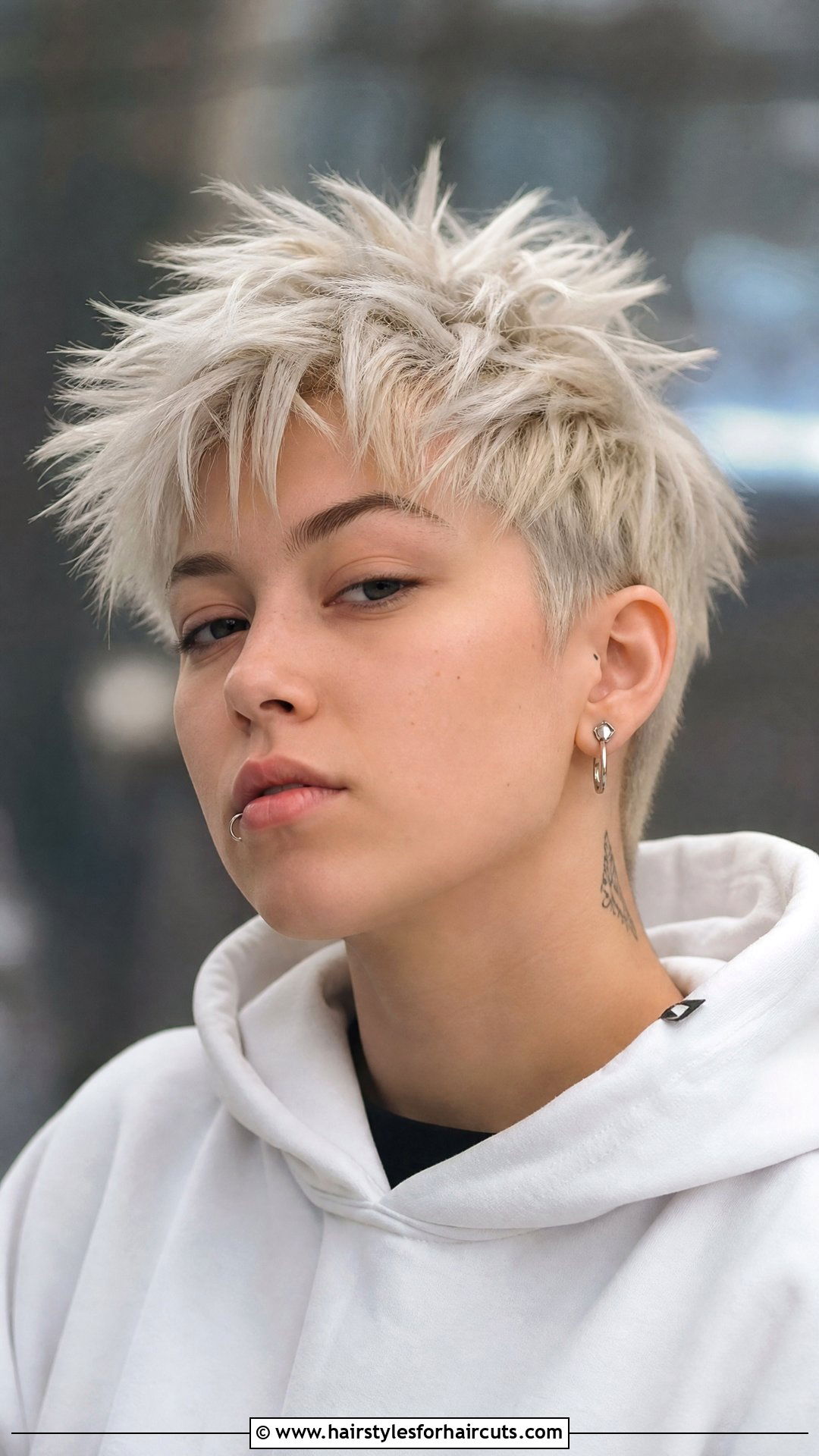 Choppy Pixie - 25 nonbinary haircuts for straight hair - 25 nonbinary haircuts for straight hair