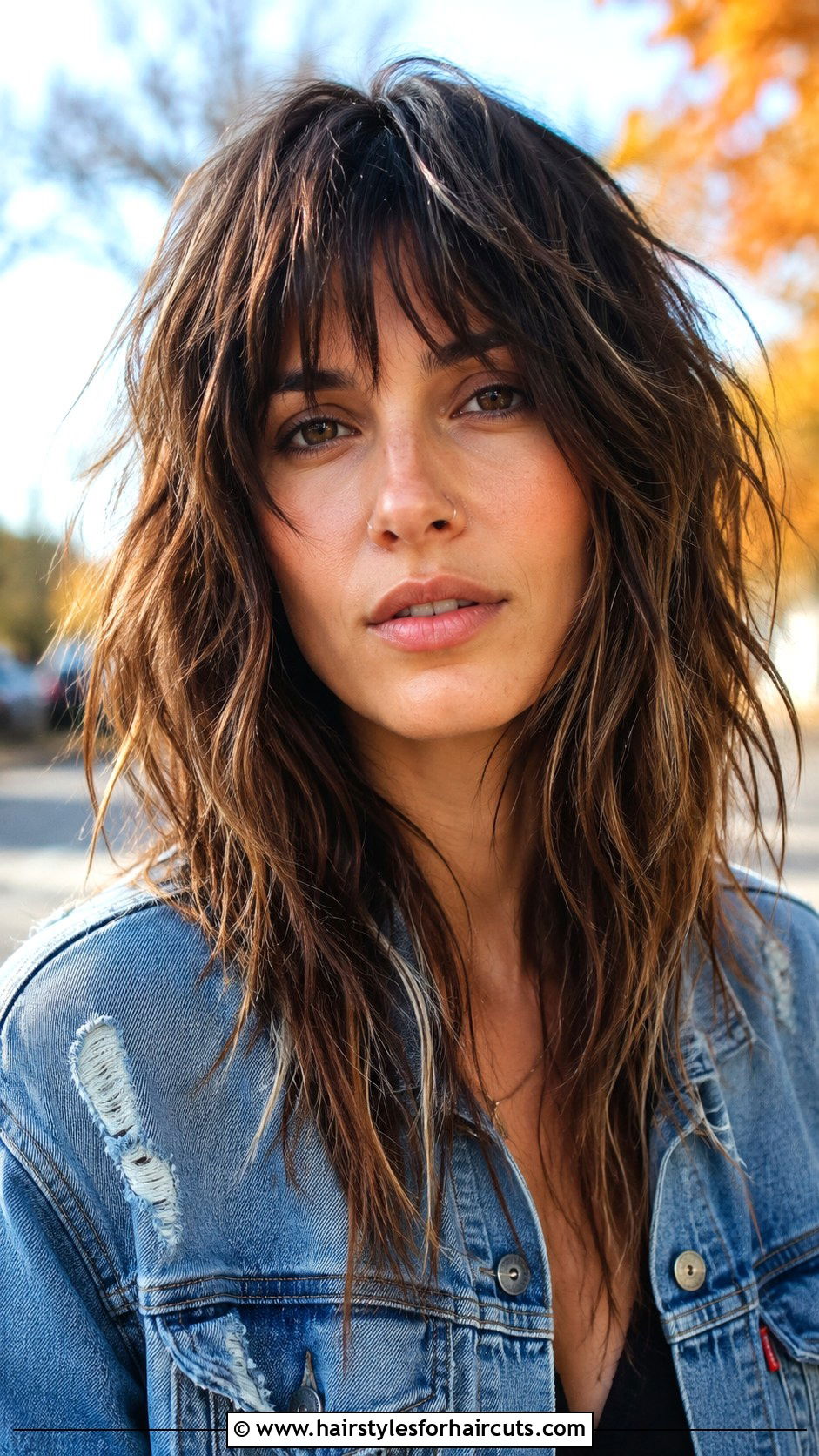 Choppy Textured Fringe - 25 textured fringe haircuts - 25 textured fringe haircuts